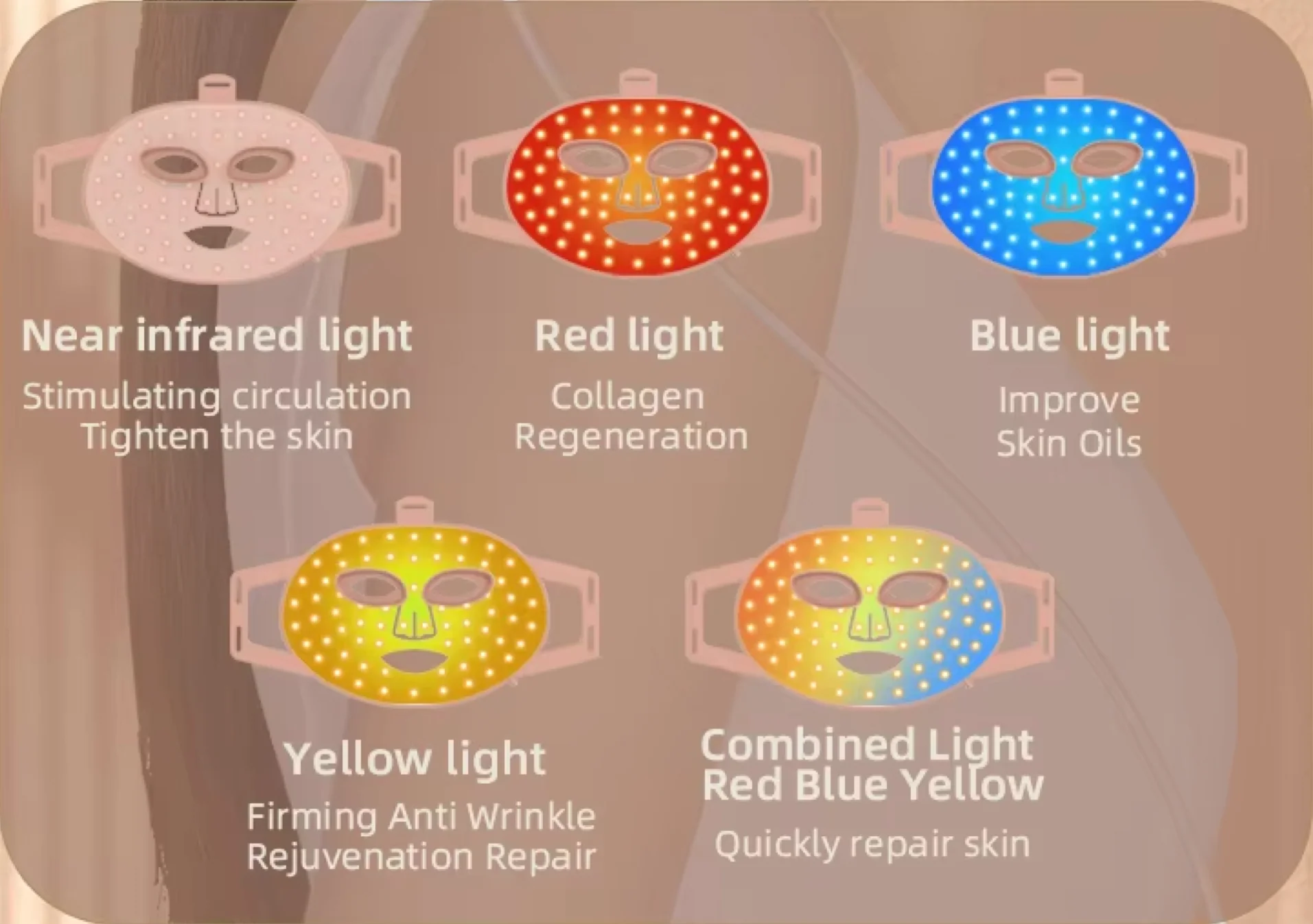 Advanced Photon Rejuvenation Mask Light Therapy Facial Silicone LED Mask - Image 5