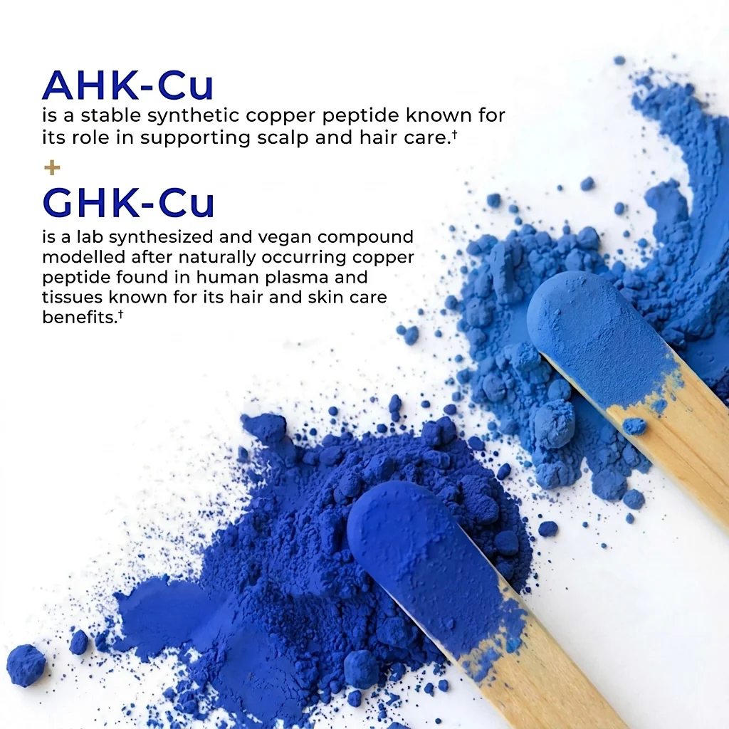 AHK-CU Hair Growth Copper Peptide Blue Powder - Image 2