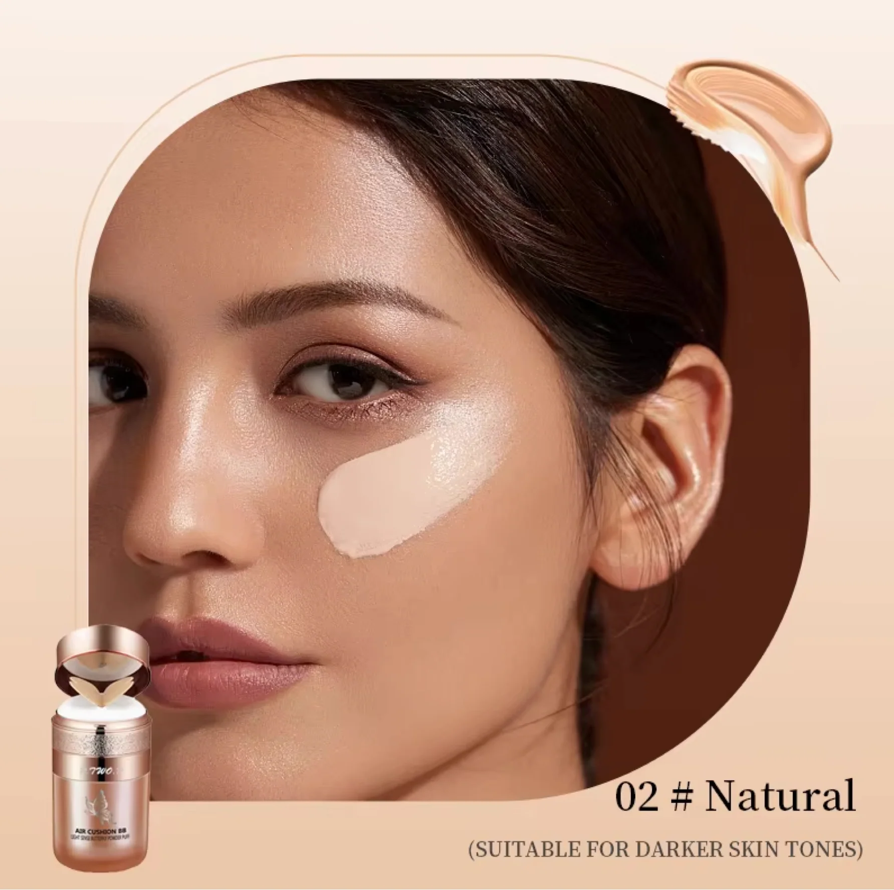 Air Cushion BB Cream Powder Puff 30ml - Image 2