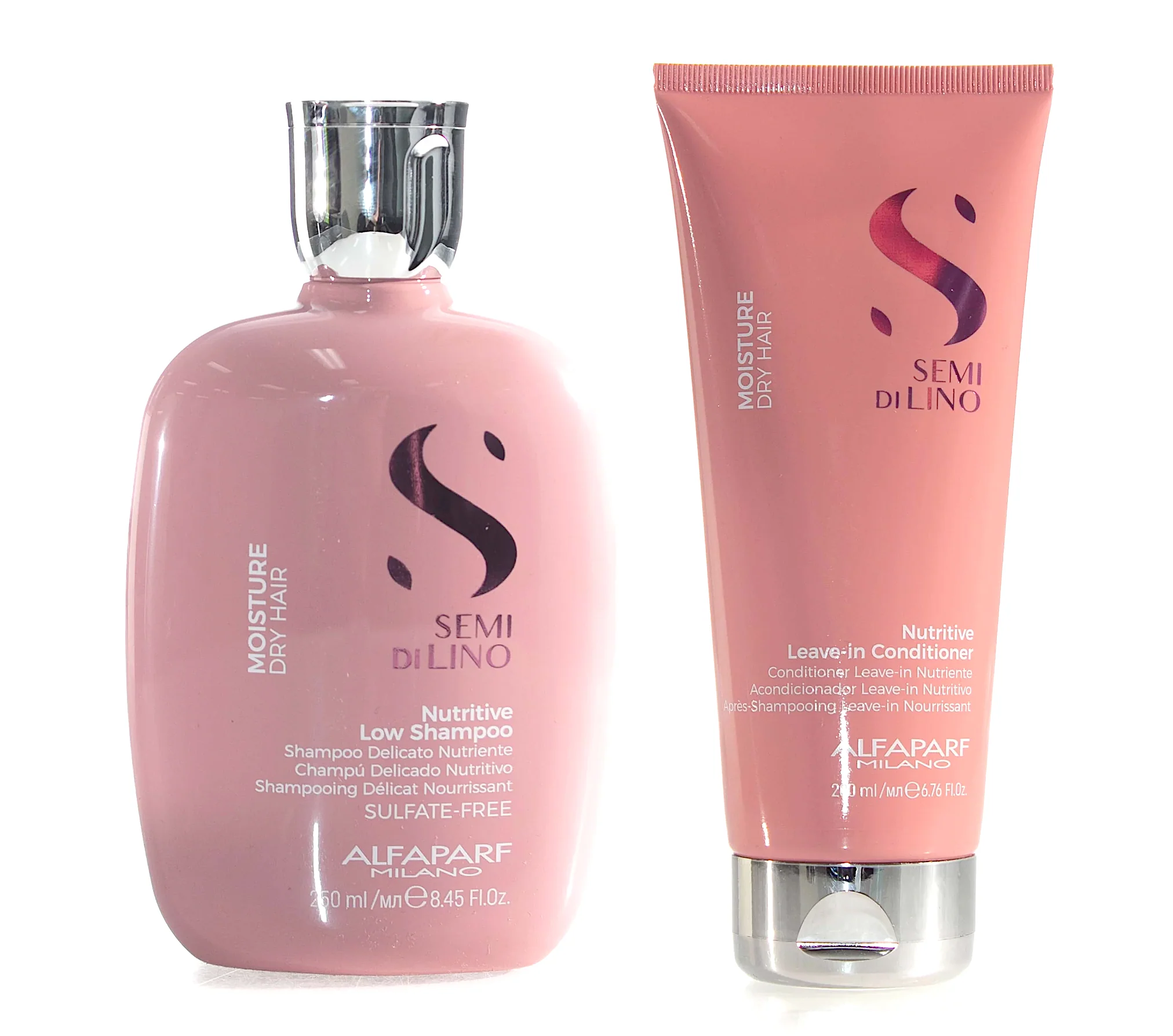 Alfaparf Milano Moisture Nutritive Low Shampoo and Leave In Conditioner Duo