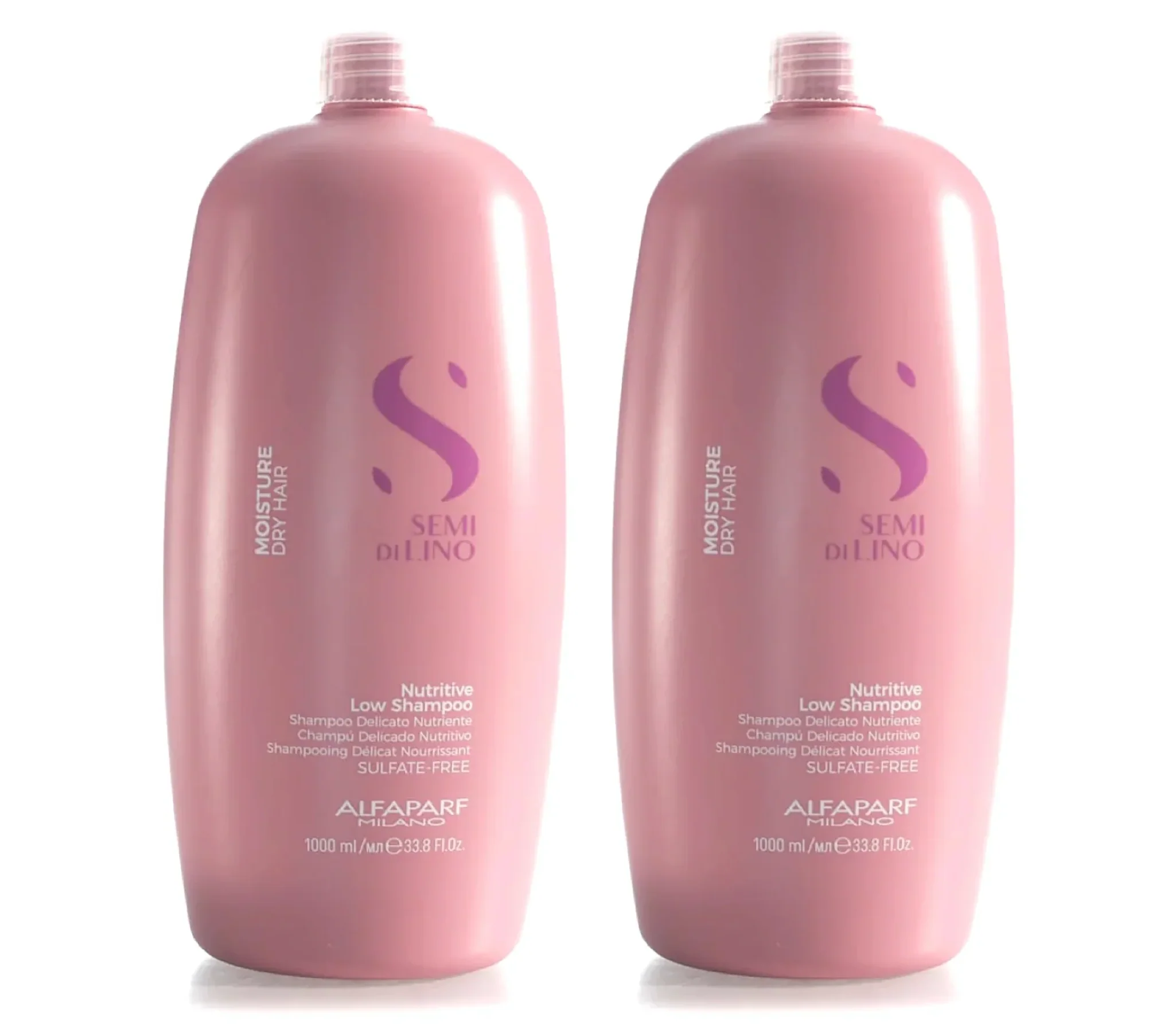 Alfaparf Milano Semi Di Lino Moisture Nutritive Low Shampoo 1000ml (2pc)