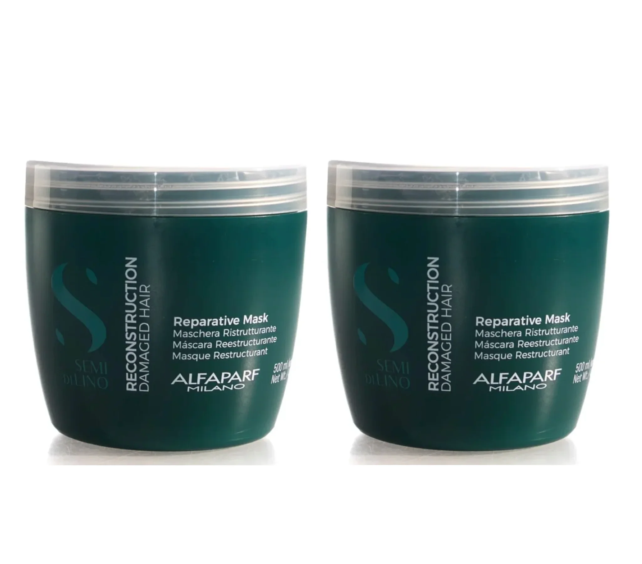 Alfaparf Milano Semi Di Lino Reconstruction Reparative Mask 500ml (2pc)