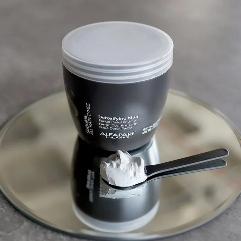 Alfaparf Semi Di Lino Sublime Detoxifying Mud Mask 500ml (2pc) - Image 2