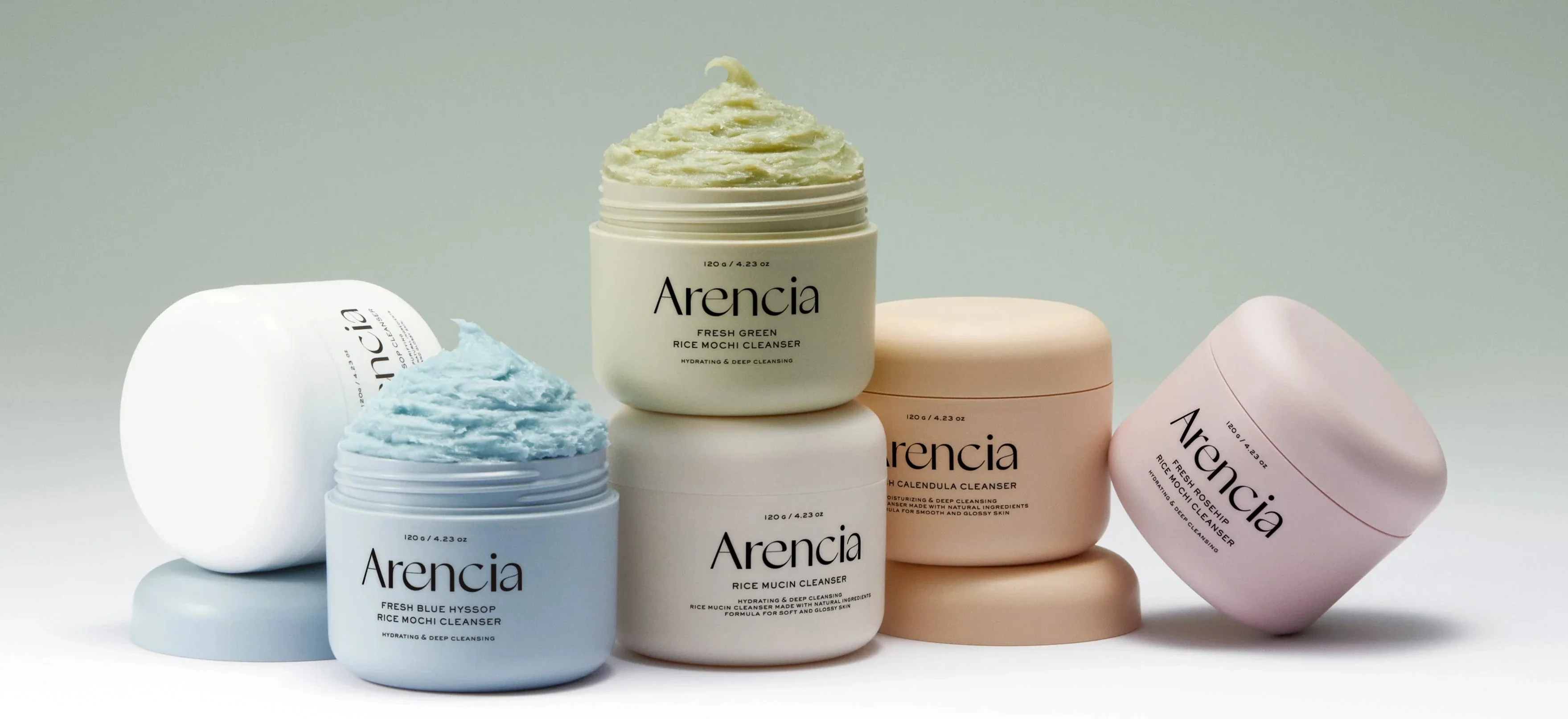 Arencia Fresh Rosehip Rice Mochi Cleanser Korean Beauty 120g - Image 6