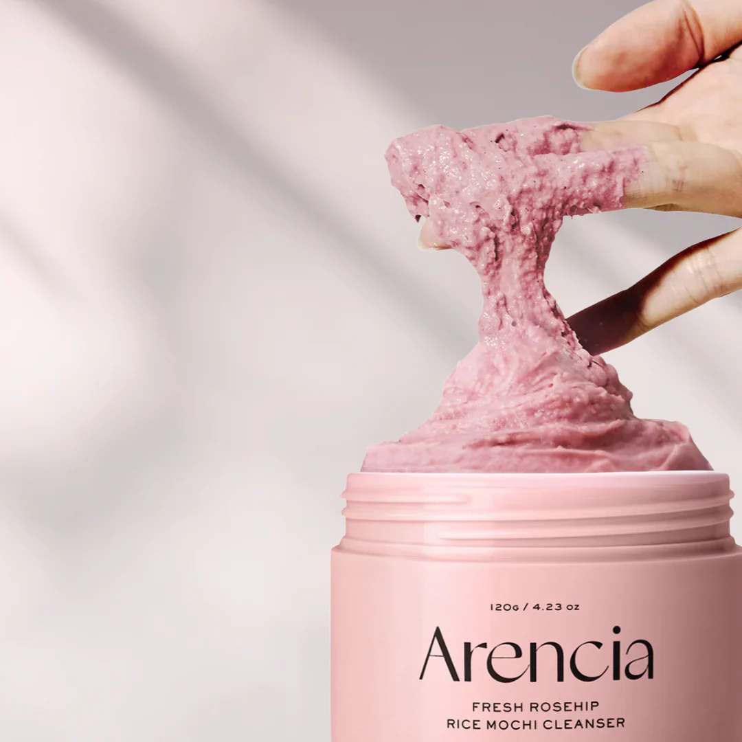 Arencia Fresh Rosehip Rice Mochi Cleanser Korean Beauty 120g - Image 3