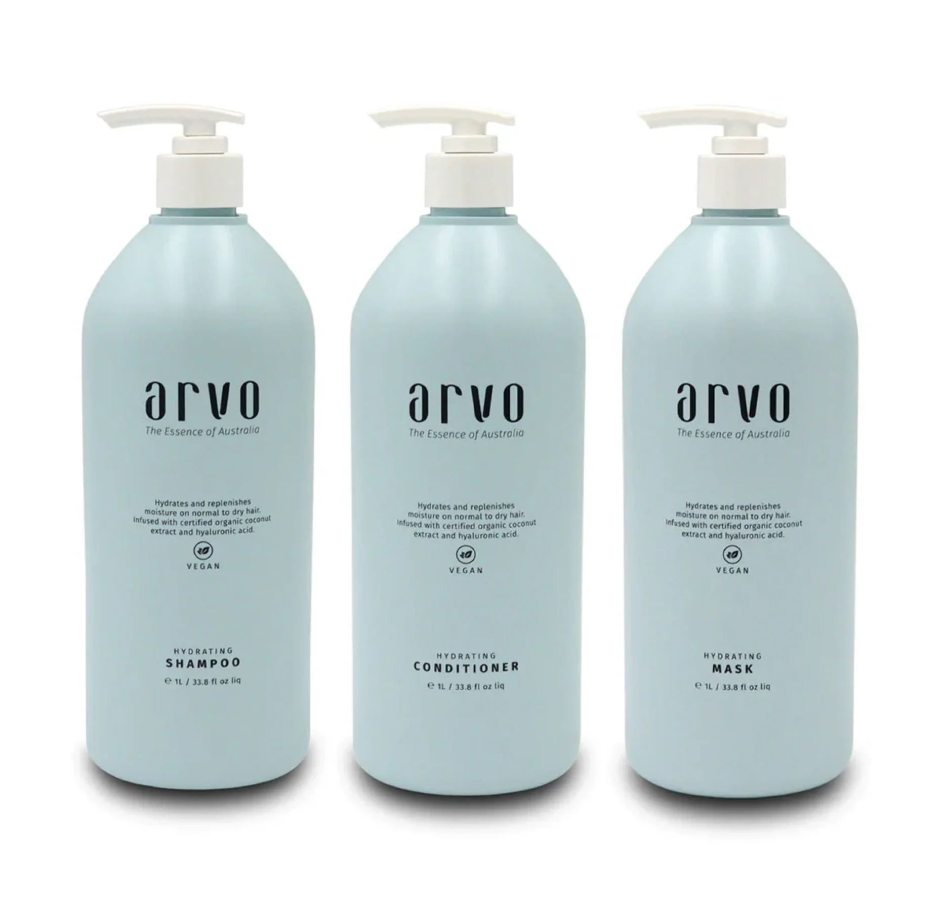 Arvo Hydrating Shampoo and Conditioner 1000ml + Mask (3pc)