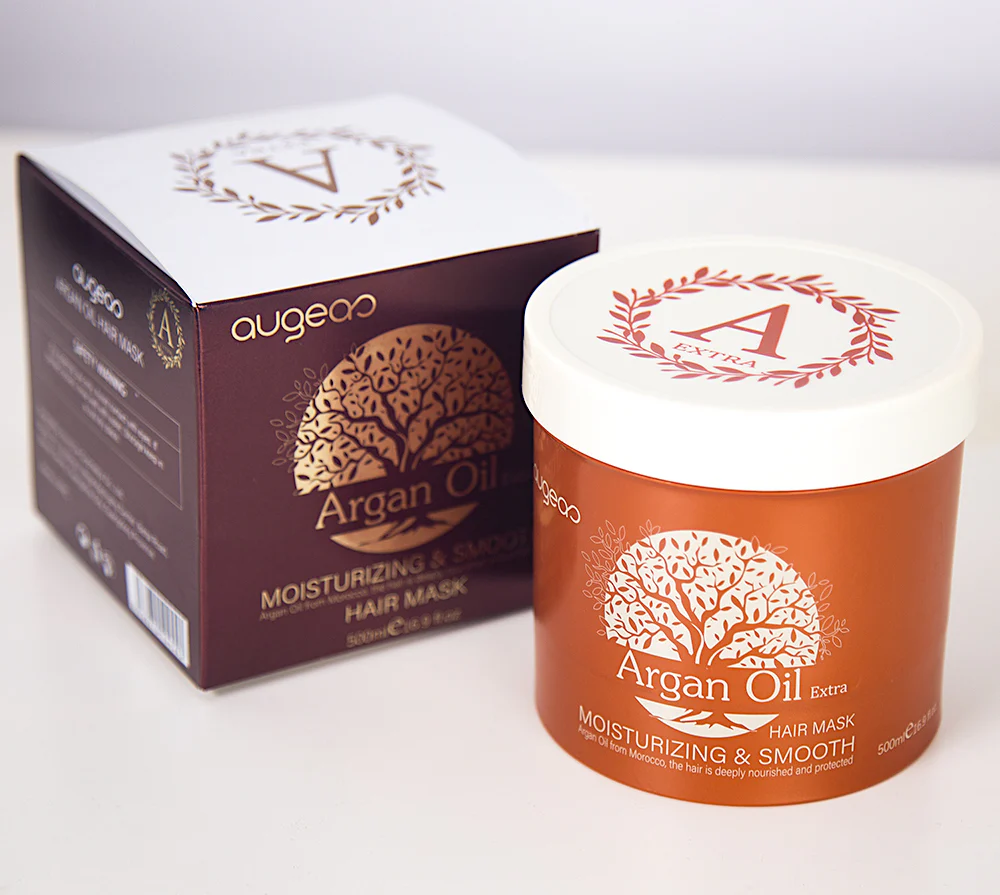 Augeas Argan Oil Extra Moisturising & Smooth Hair Mask 500ml - Image 4