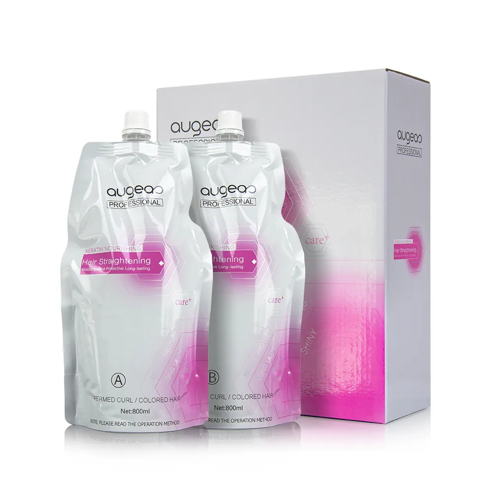 Augeas Hair Straightening Cream Keratin Rebonding 800ml