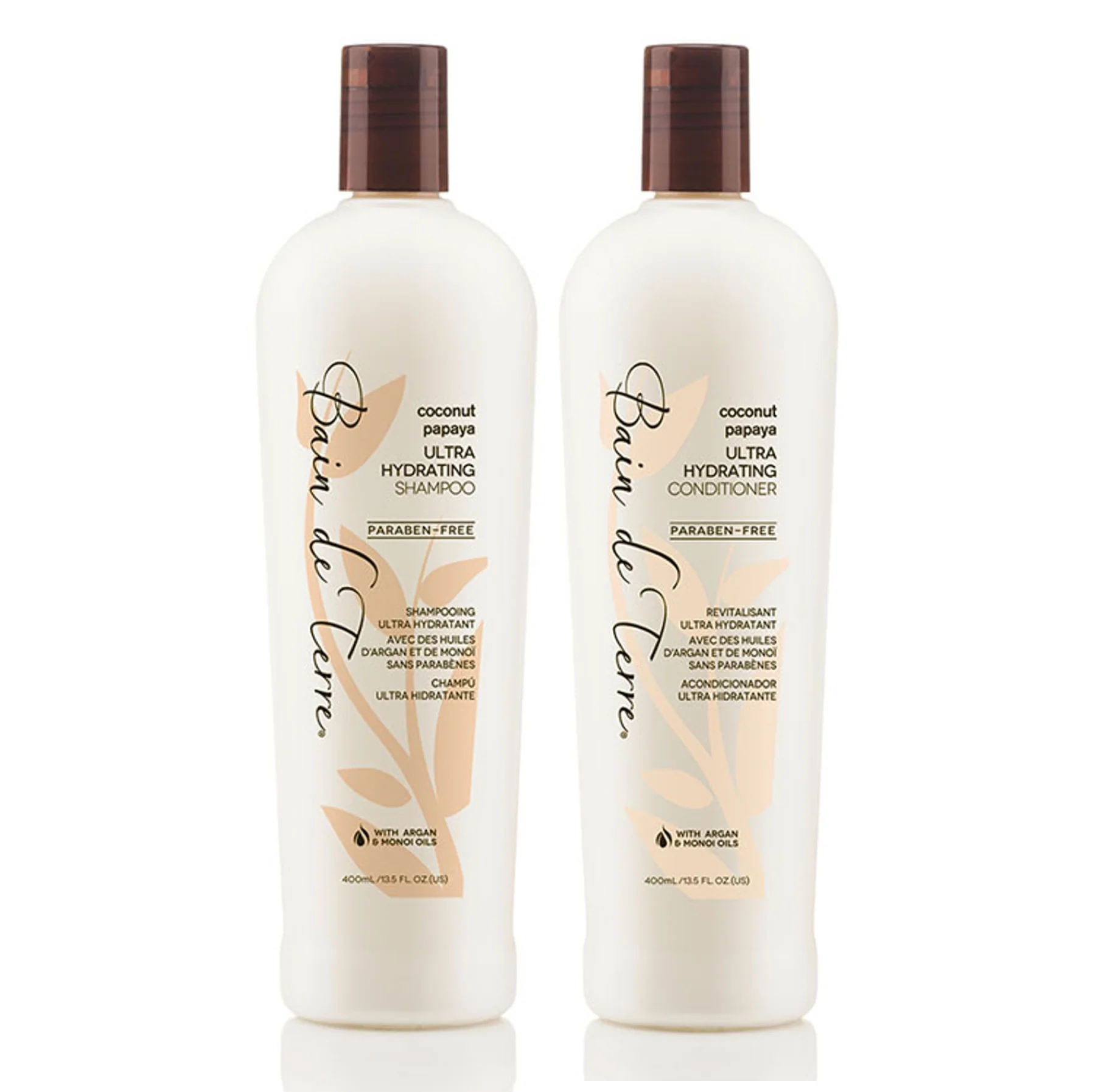 Bain de Terre Coconut Papaya Hydrating Shampoo and Conditioner 400ml