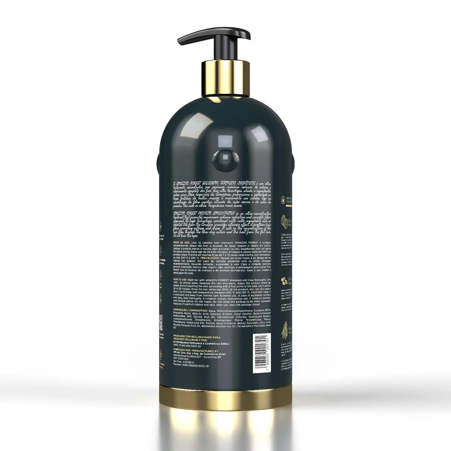 Brscience Amazon Forest Organic Protein Smoothing Hair Straightening Treatment 1000ml - Image 5