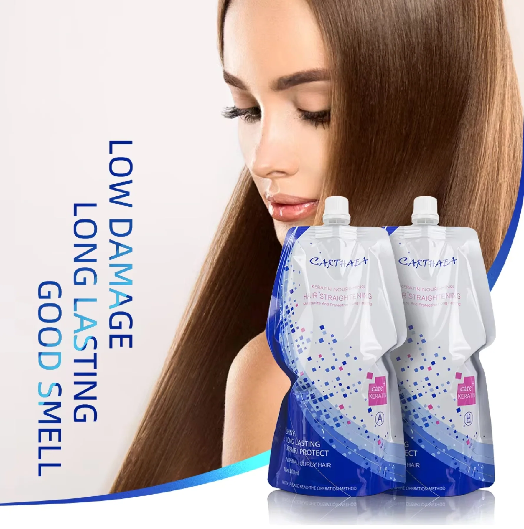 Carthaea Keratin Nourishing Hair Straightening Cream 800ml Duo - Image 4