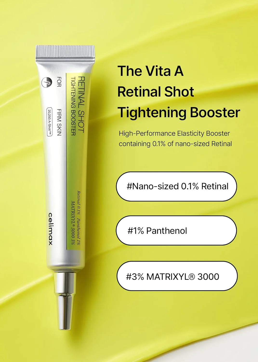 Celimax Retinal Shot Tightening Booster Korean Eye Cream Firm Skin 15ml - Image 3