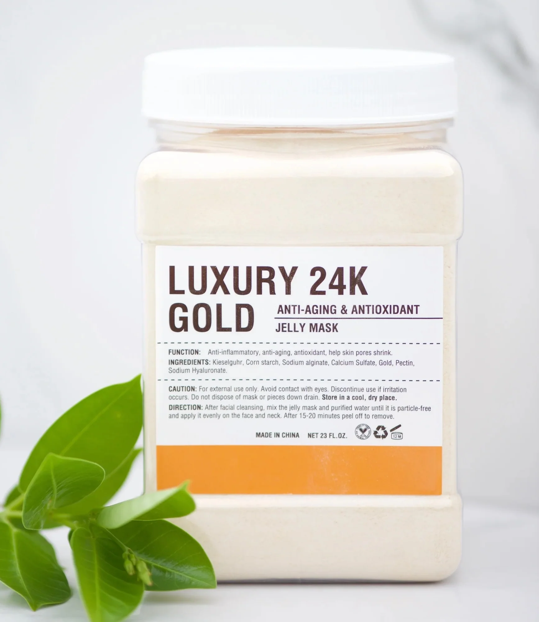 Crystal Hydrojelly Mask Anti Aging Antioxidant Luxury 24K Gold Peel 650g - Image 3