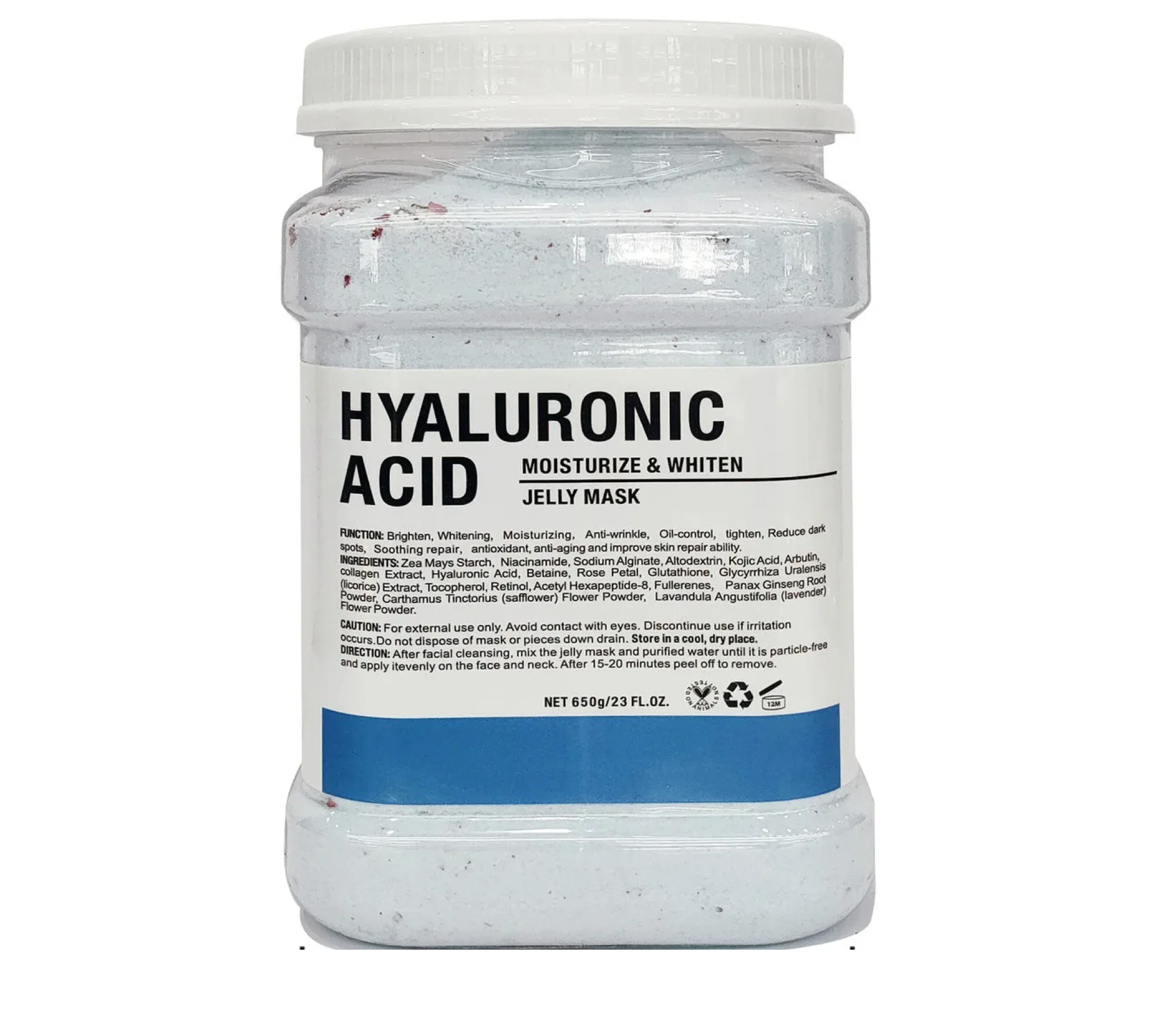Crystal Hydrojelly Mask Hyaluronic Acid Moisture Peel 650g