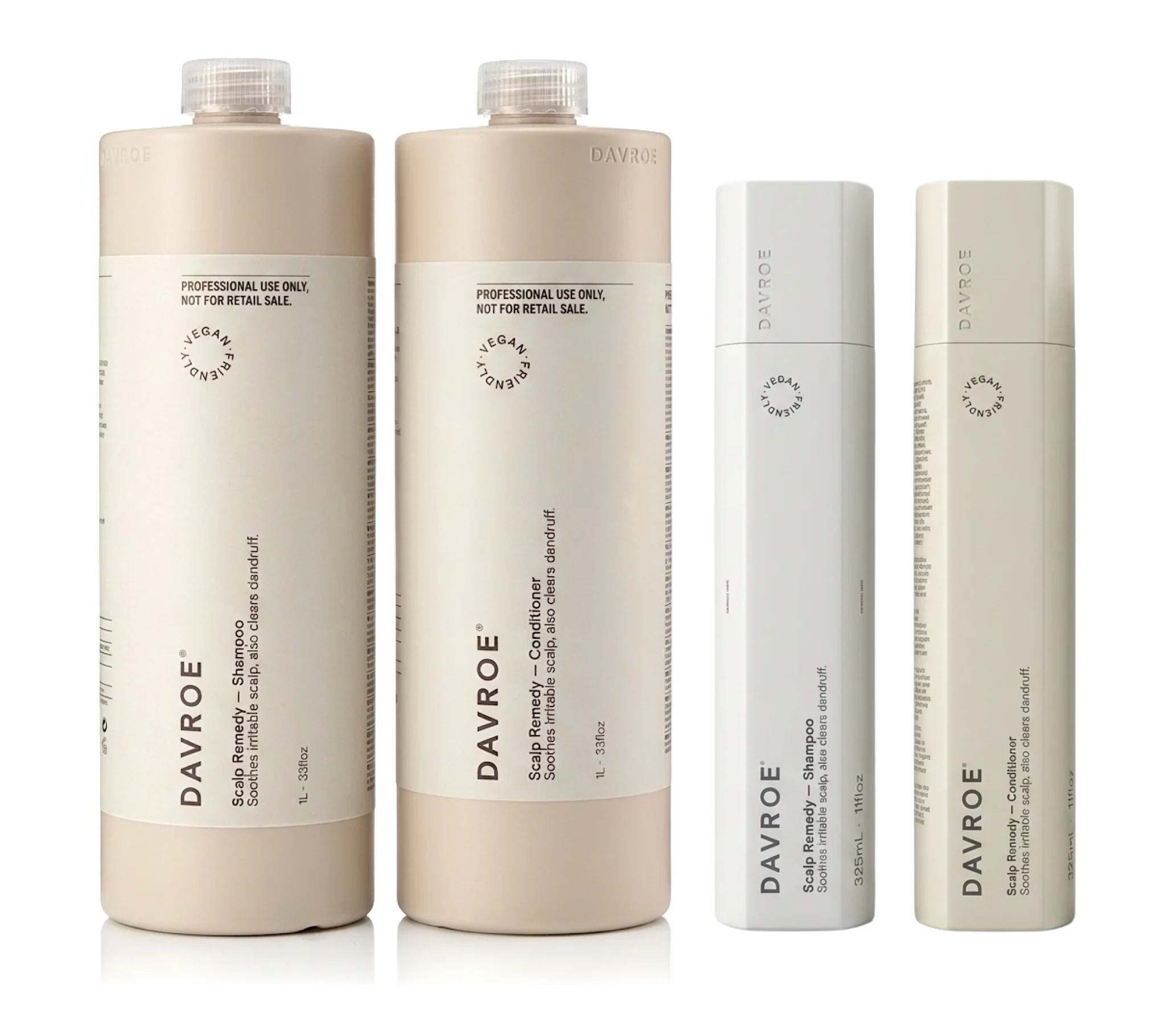 Davroe Scalp Remedy Shampoo and Conditioner 1L + Duo (4pc)