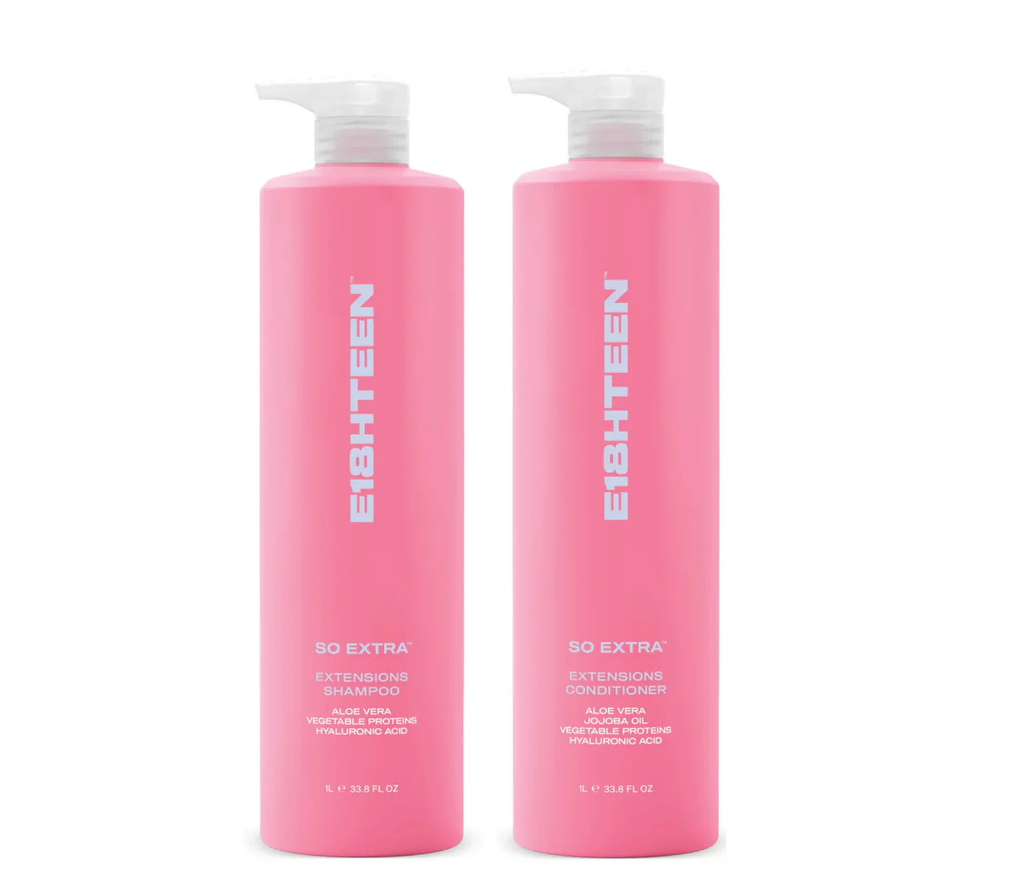 E18HTEEN So Extra Extensions Shampoo and Conditioner 1000ml