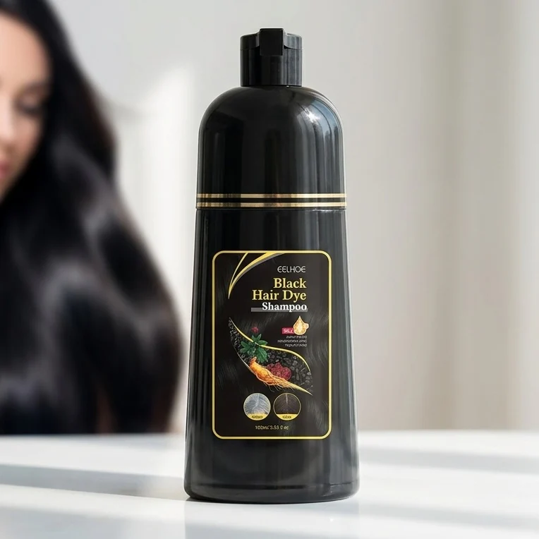 Eelhoe Black Hair Dye Shampoo 100ml - Image 2
