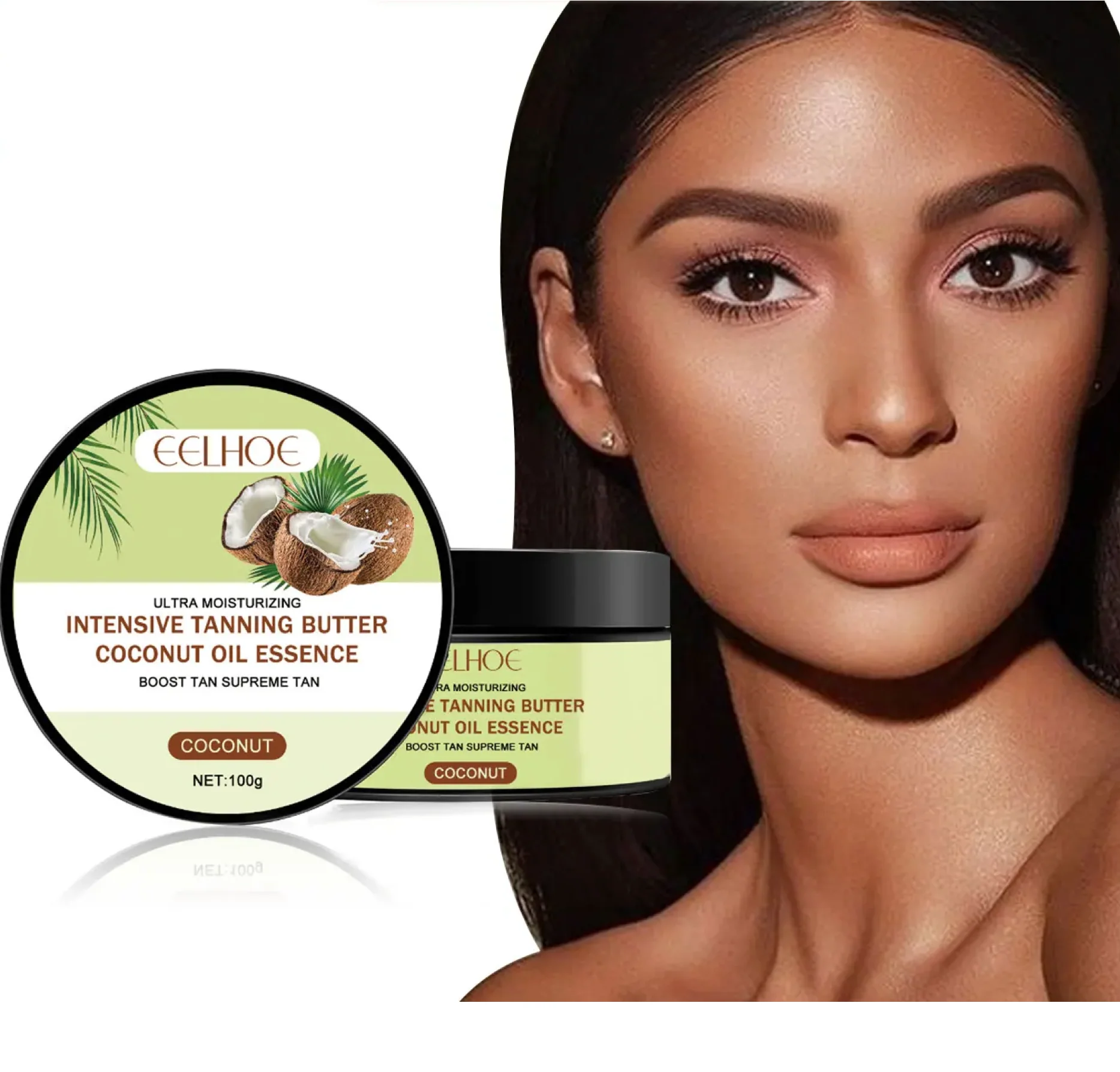 Eelhoe Intensive Tanning Butter Coconut Oil Essence 100g - Image 2