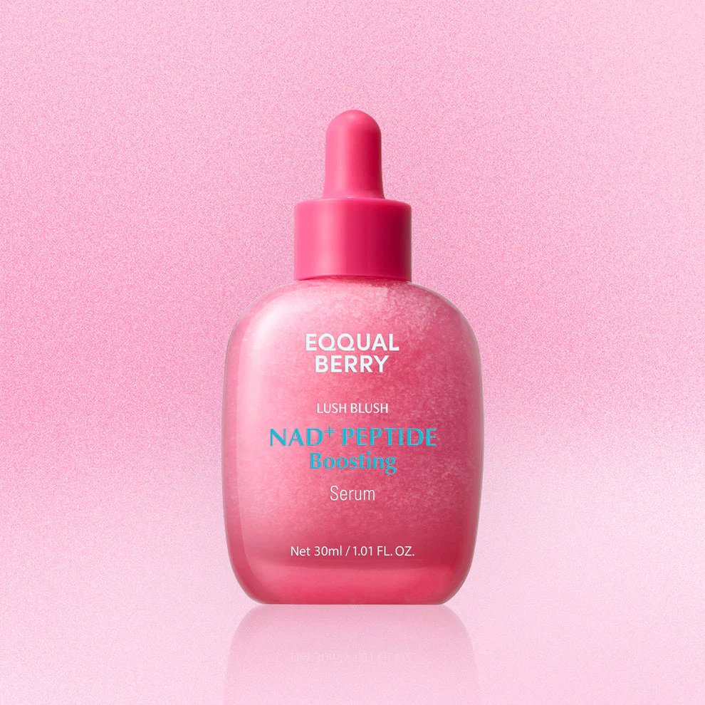 Eqqual Berry NAD+ Peptide Boosting Serum Lush Blush Korean Beauty 30ml - Image 3