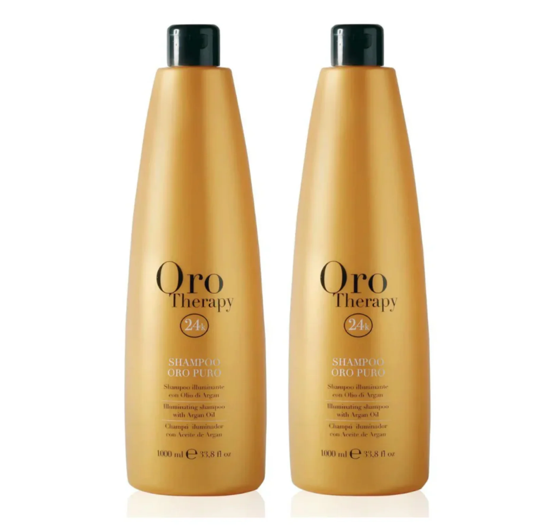 Fanola Oro Therapy 24K Argan Oil Shampoo 1000ml (2pc)