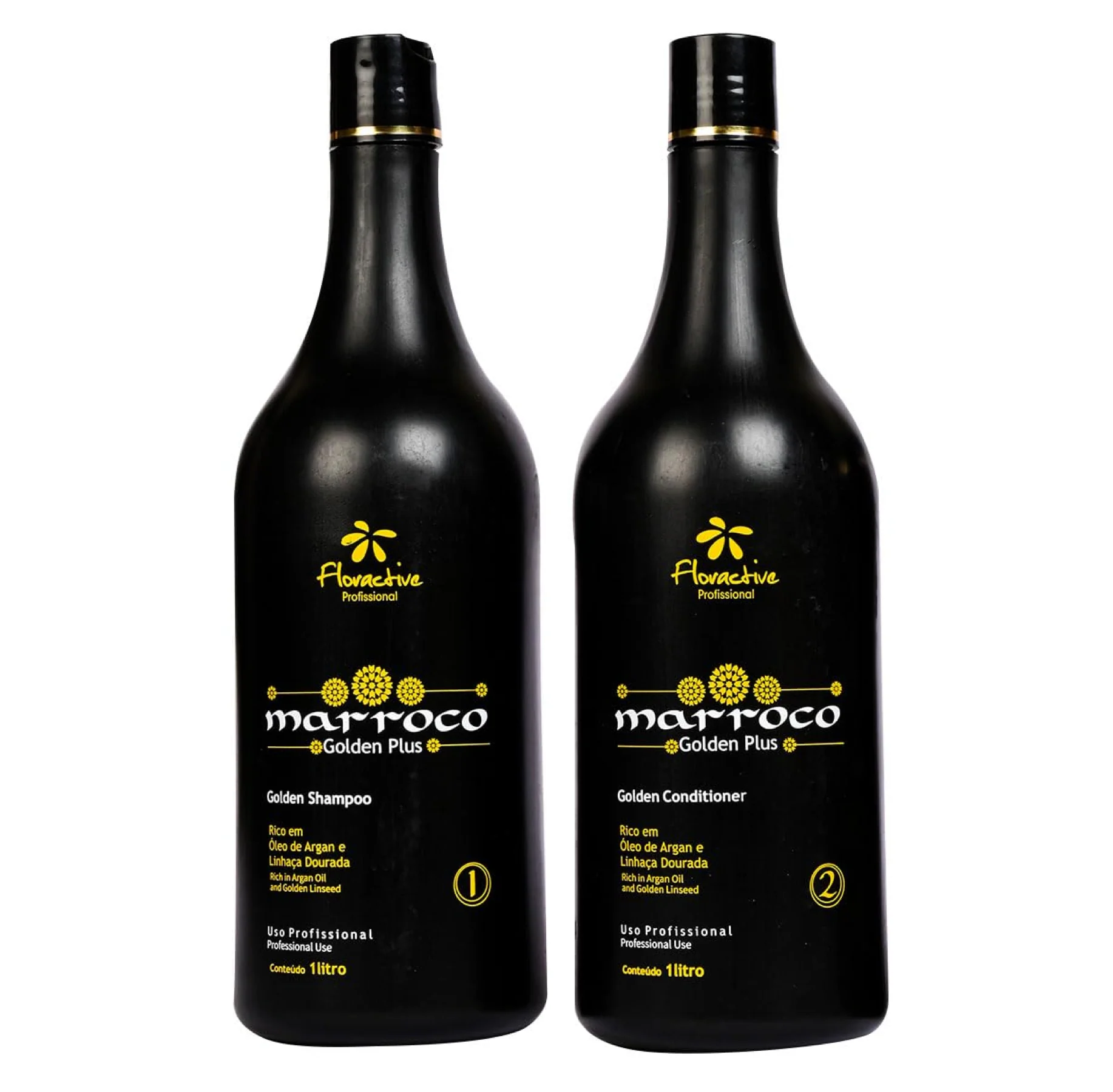 Floractive Marocco Golden Plus Golden Shampoo and Conditioner 1000ml