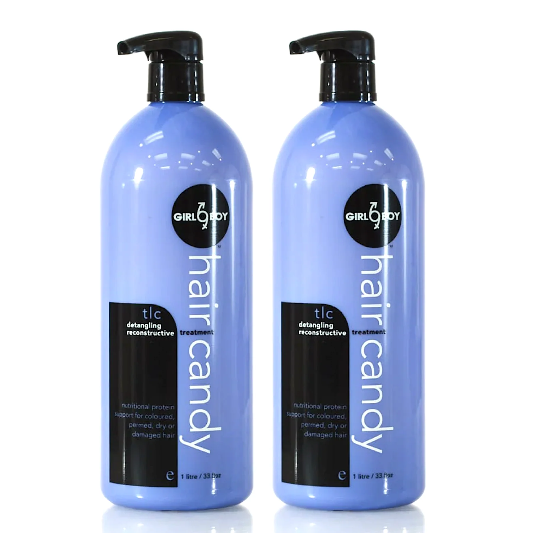 Girlboy TLC Detangling Reconstructive Treatment 1000ml (2pc)