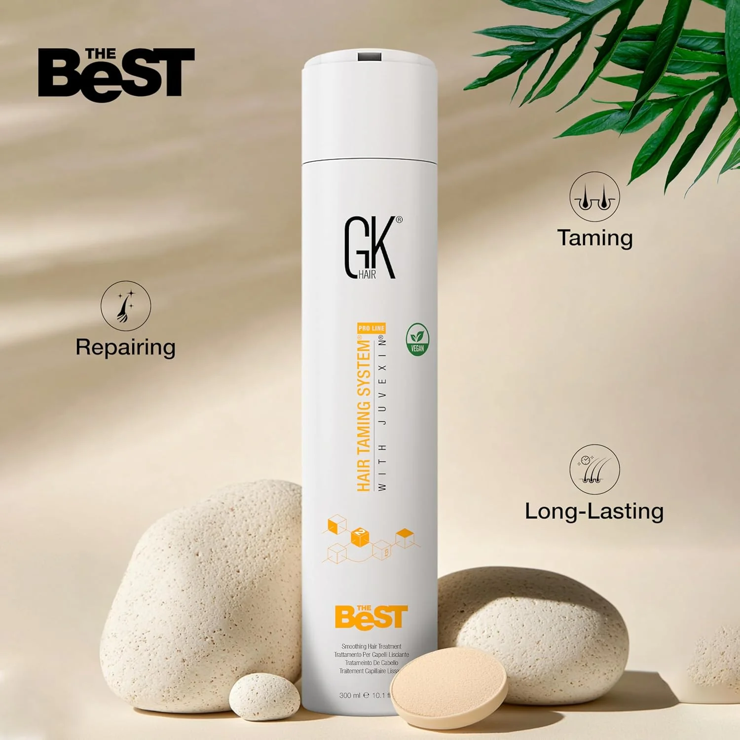 GK Hair The Best Keratin Hair Treatment Taming System With Juvexin 300ml - Image 4