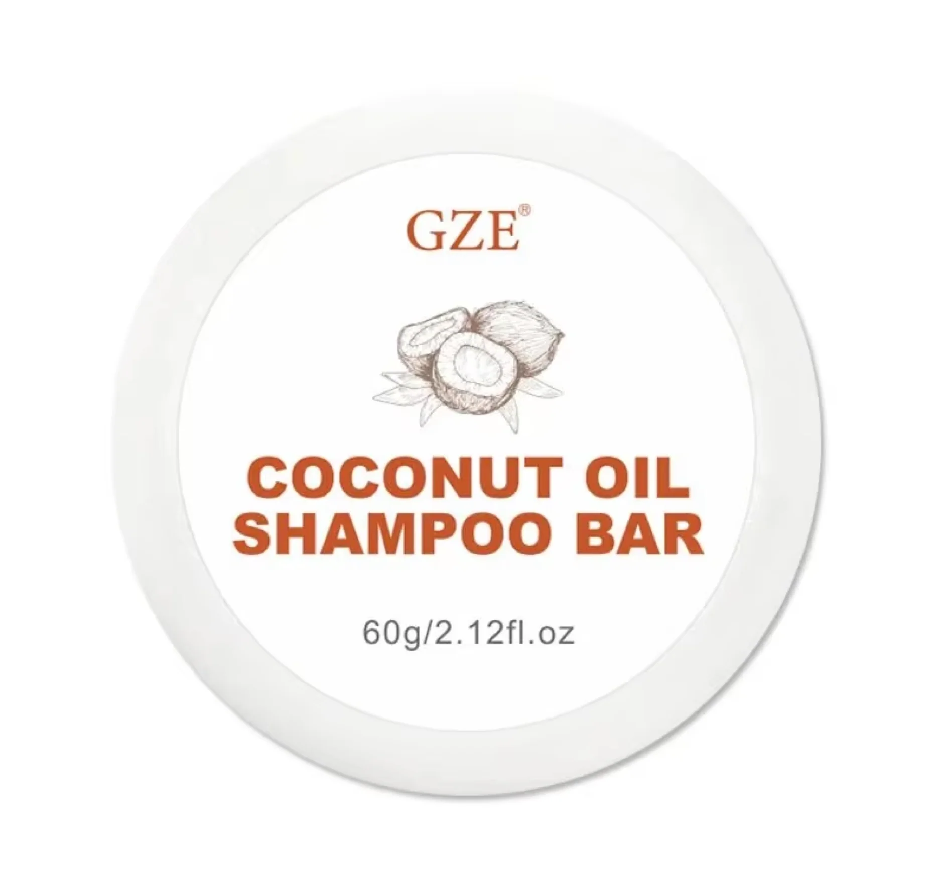 GZE Coconut Oil Shampoo Bar 60g
