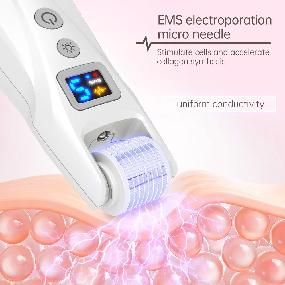 Hair Growth Derma Roller EMS Microneedling for Hair and Skin - Image 7