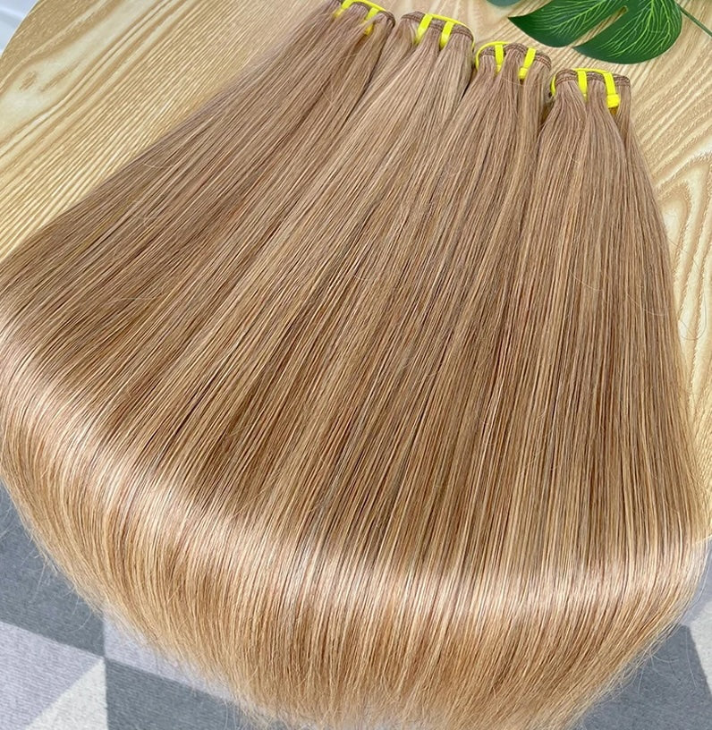 Honey Blonde Vietnamese Straight 100% Human Hair Bundles 100g - Image 4