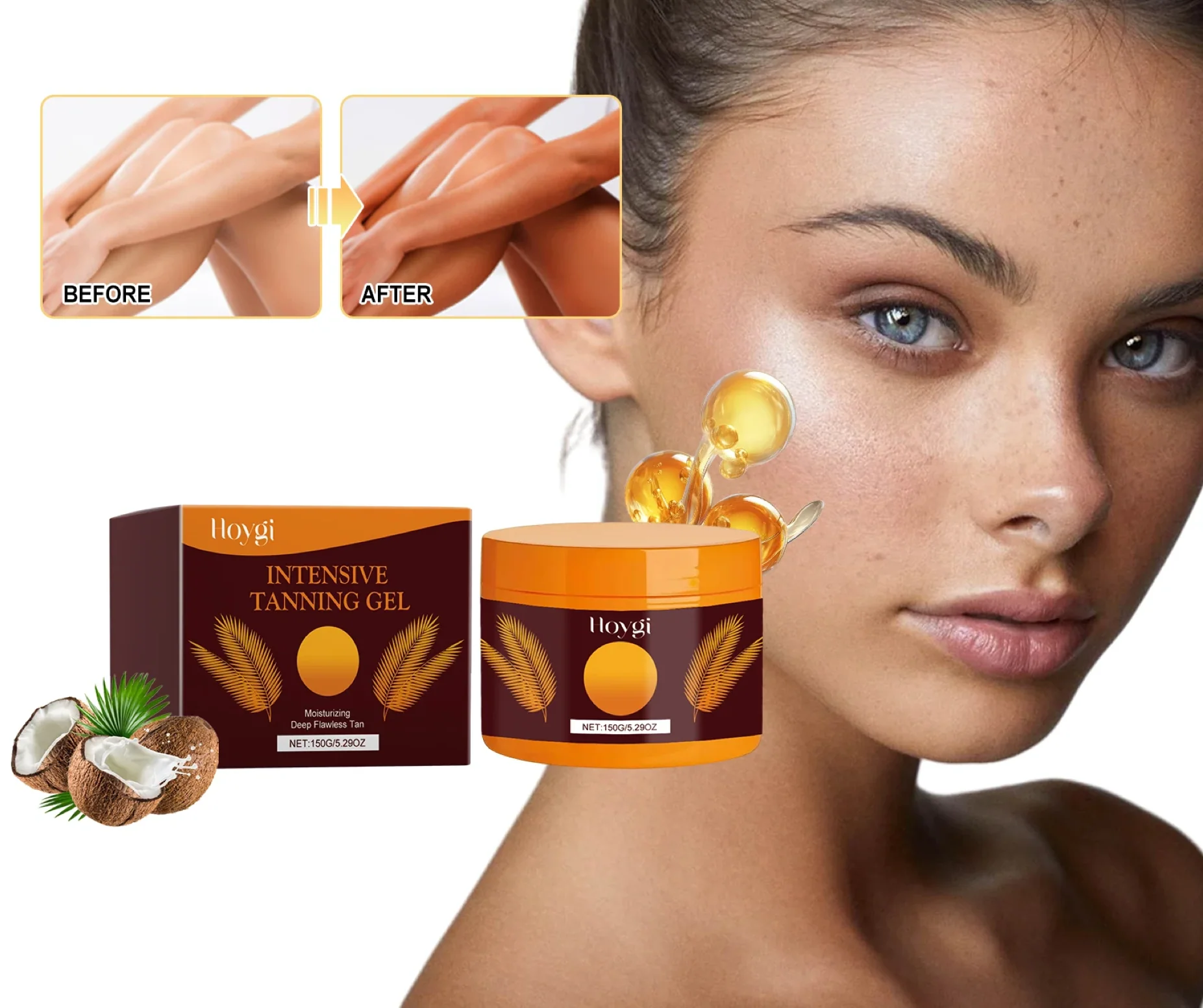 Hoygi Intensive Tanning Gel 150g - Image 2