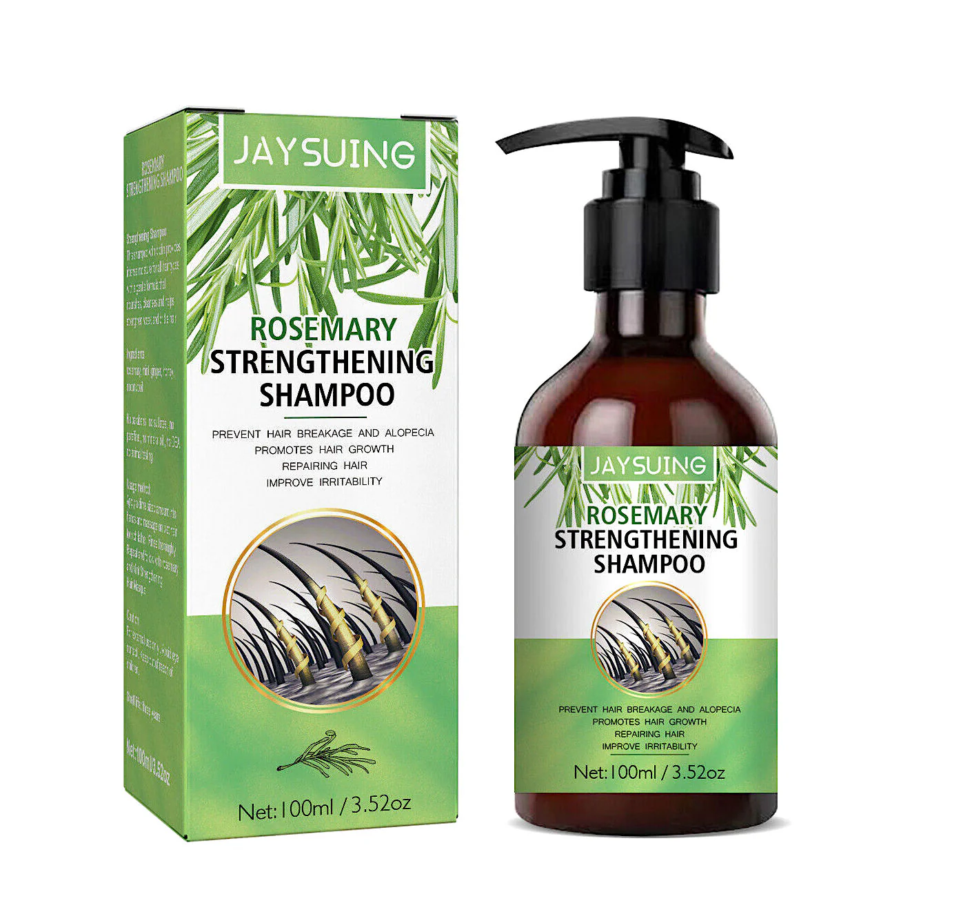 Jaysuing Rosemary Strengthening Shampoo 100ml - Image 2