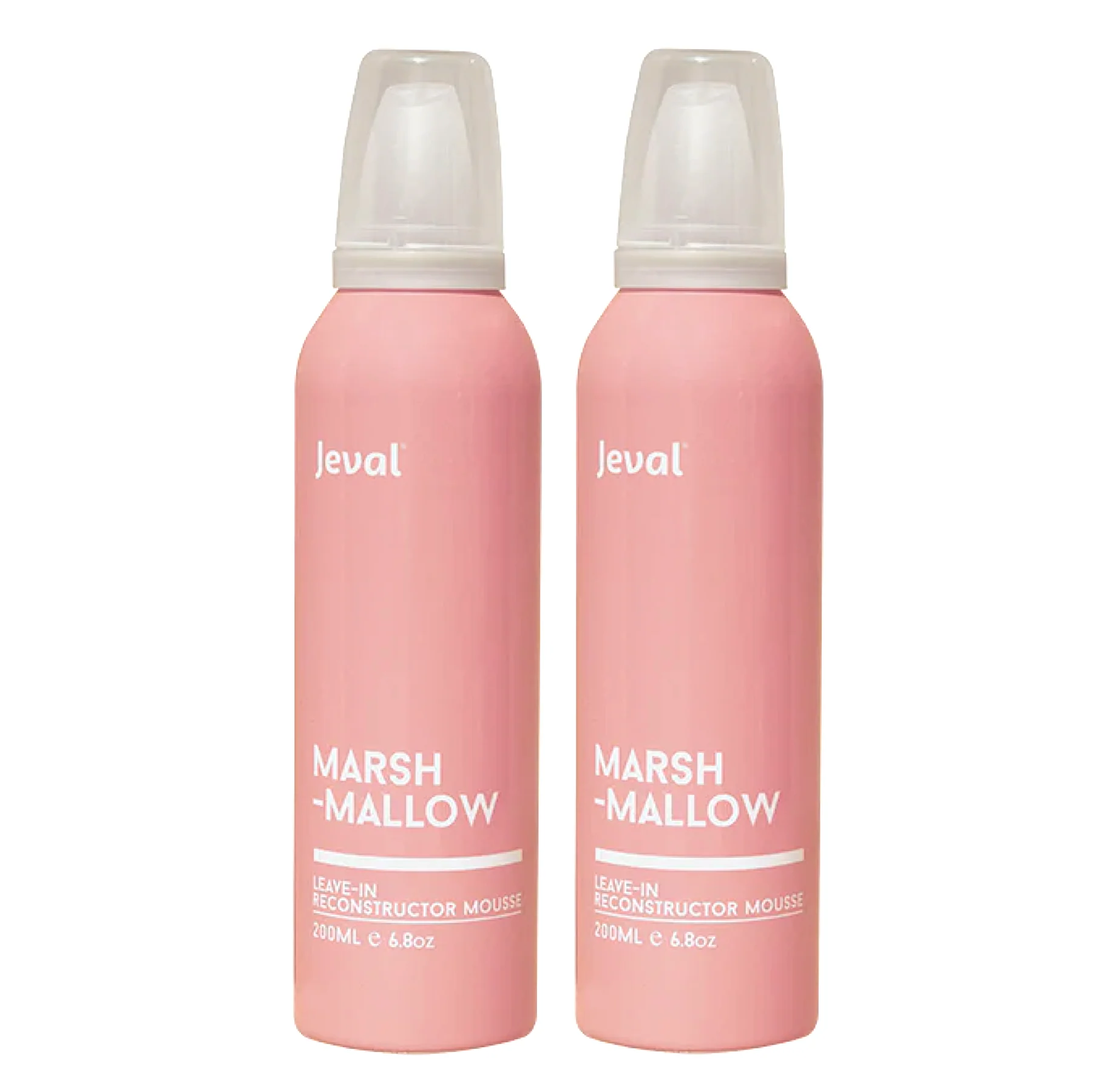 Jeval Marshmallow Leave-In Reconstructor Mousse 200ml Duo