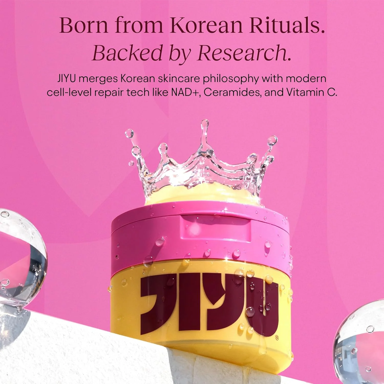 Jiyu NAD + Anti-Aging Moisturising Cream Korean Beauty 50ml - Image 3
