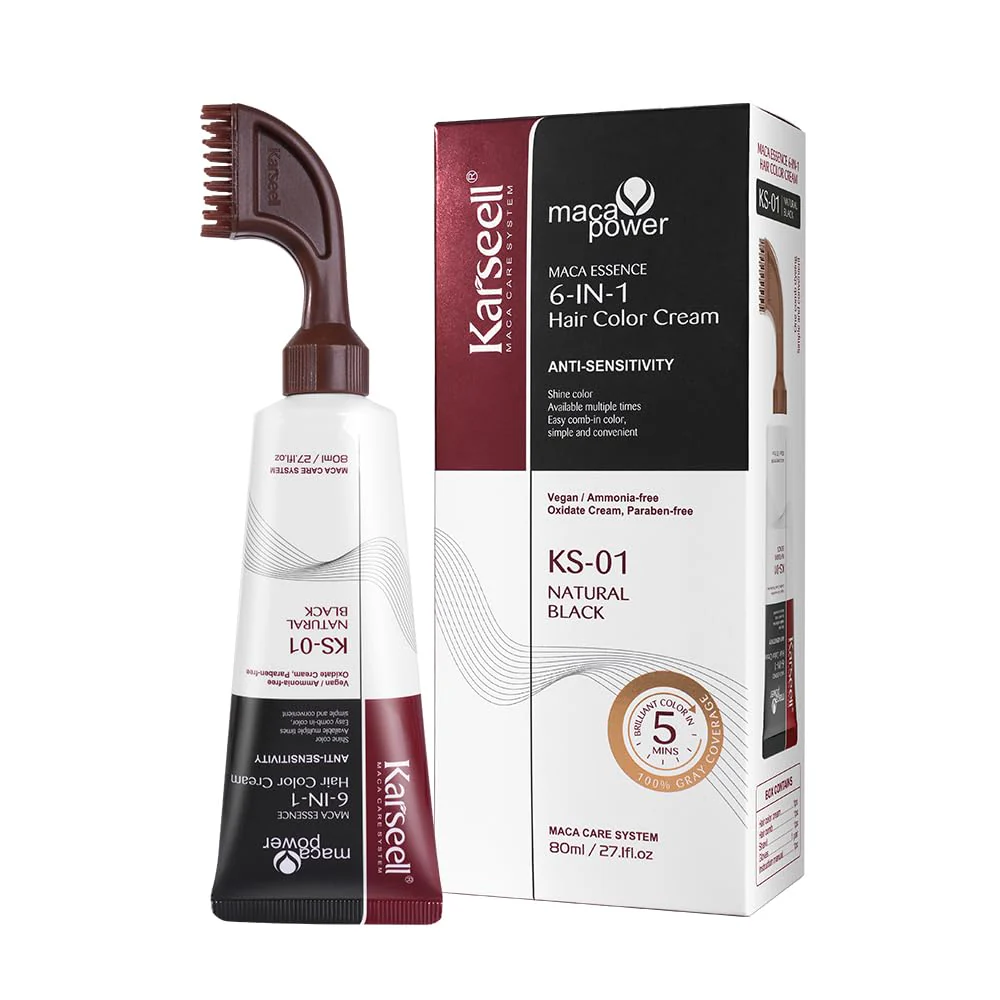 Karseell Maca Power 6 In 1 Hair Color Cream 80ml - Image 2