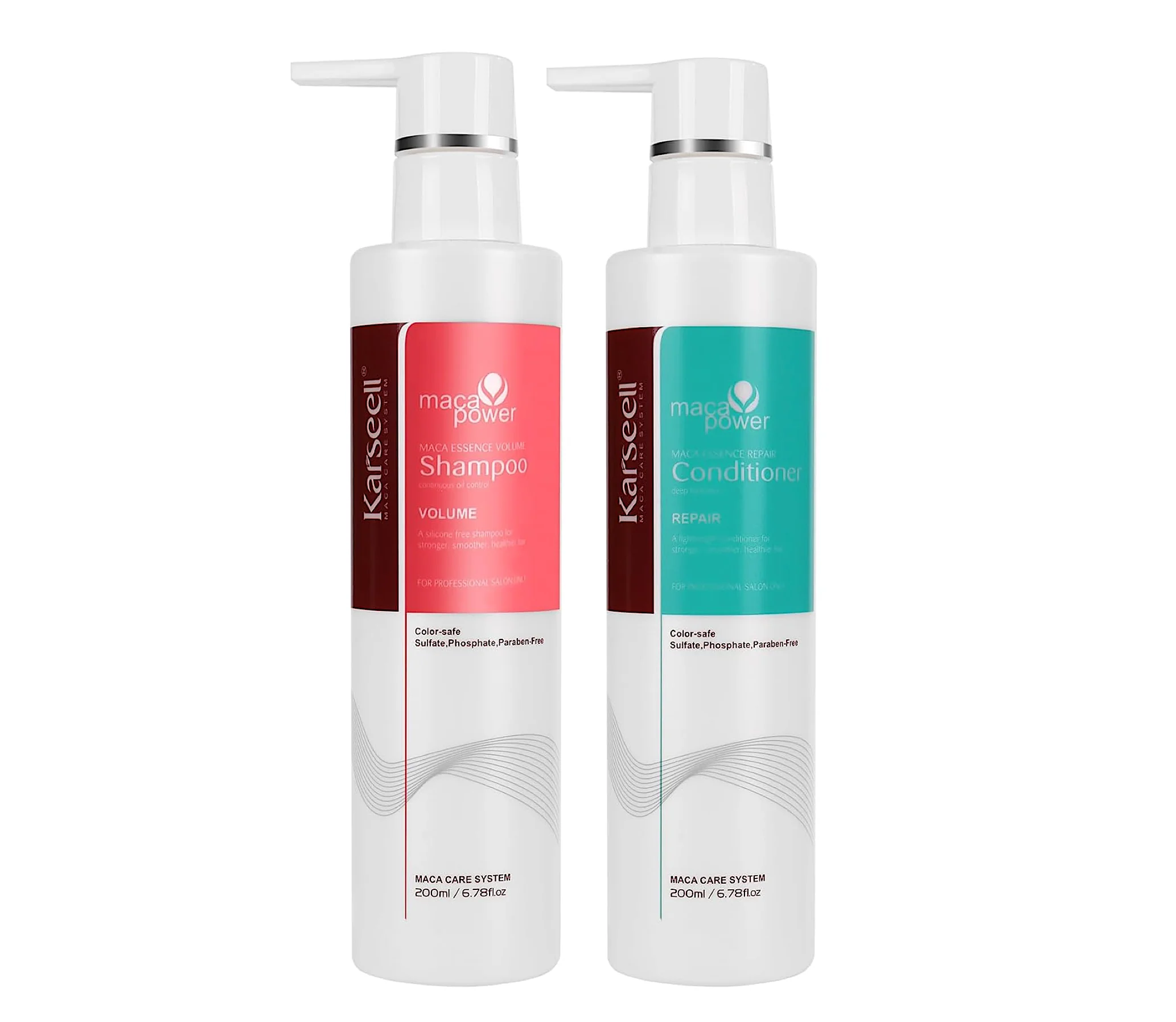 Karseell Maca Power Essence Volume Shampoo and Repair Conditioner 200ml