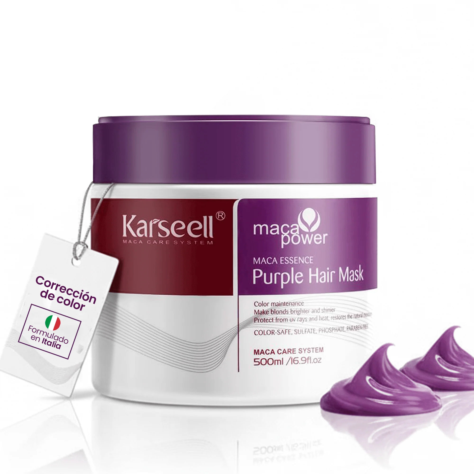 Karseell Maca Power Purple Hair Mask 500ml - Image 2