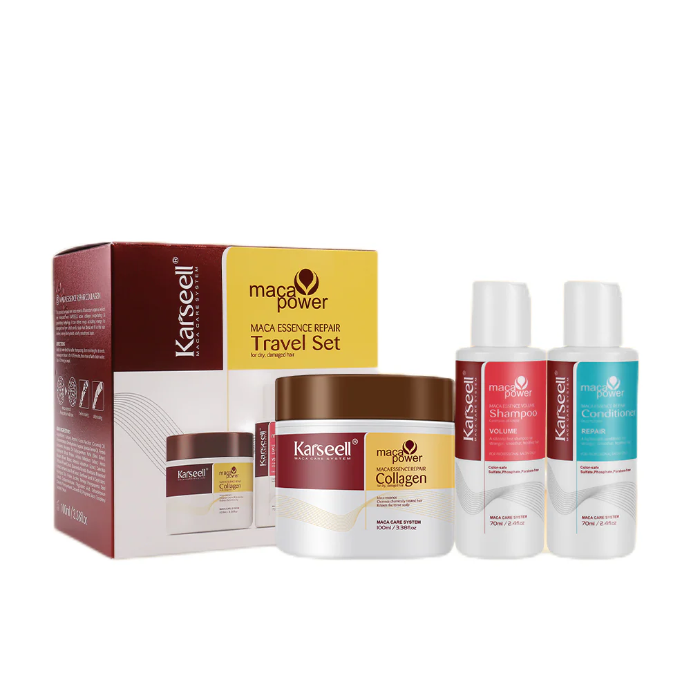 Karseell Maca Power Volume Shampoo and Conditioner 70ml + Mask Travel (3pc)