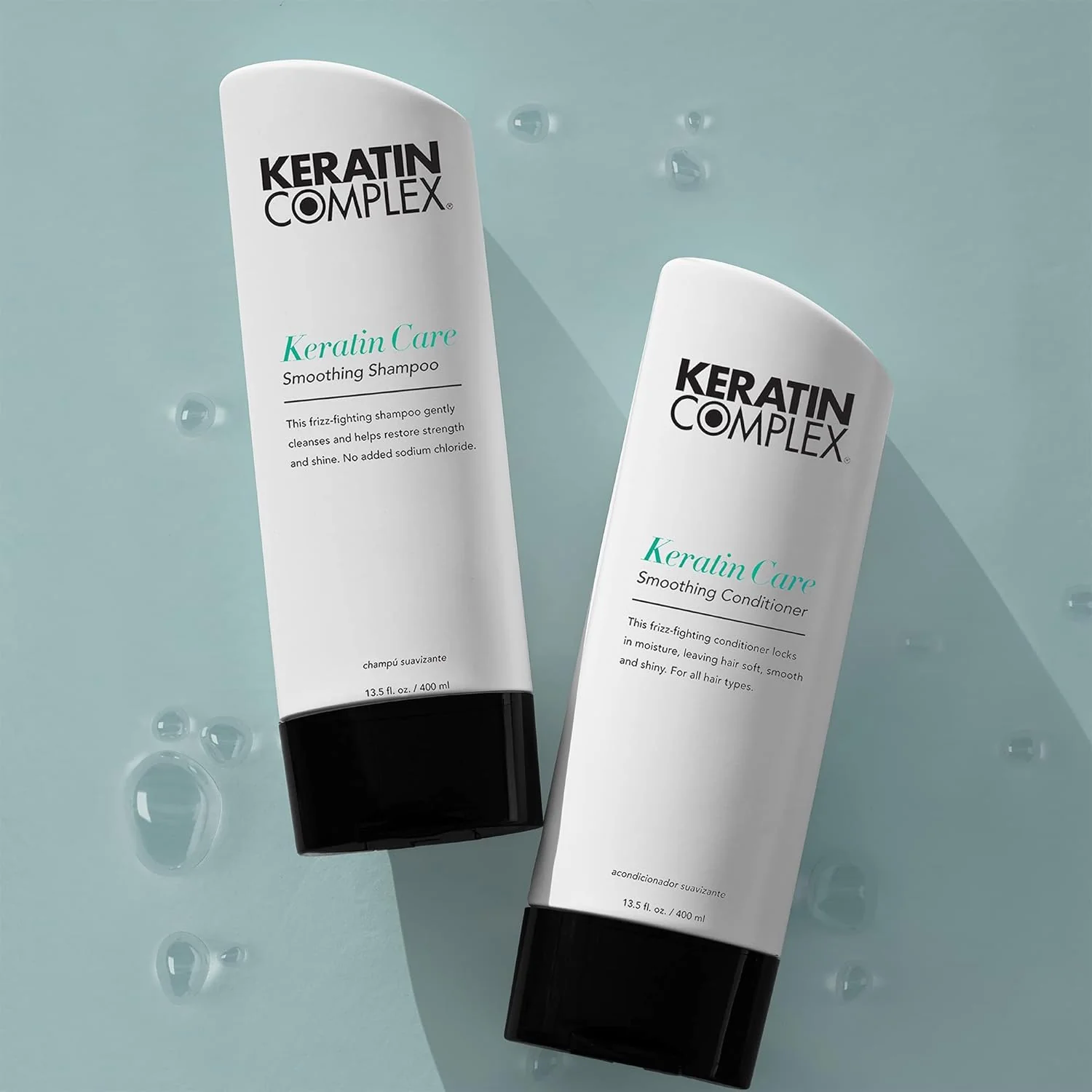 Keratin Complex Keratin Care Smoothing Shampoo and Conditioner 400ml - Image 2