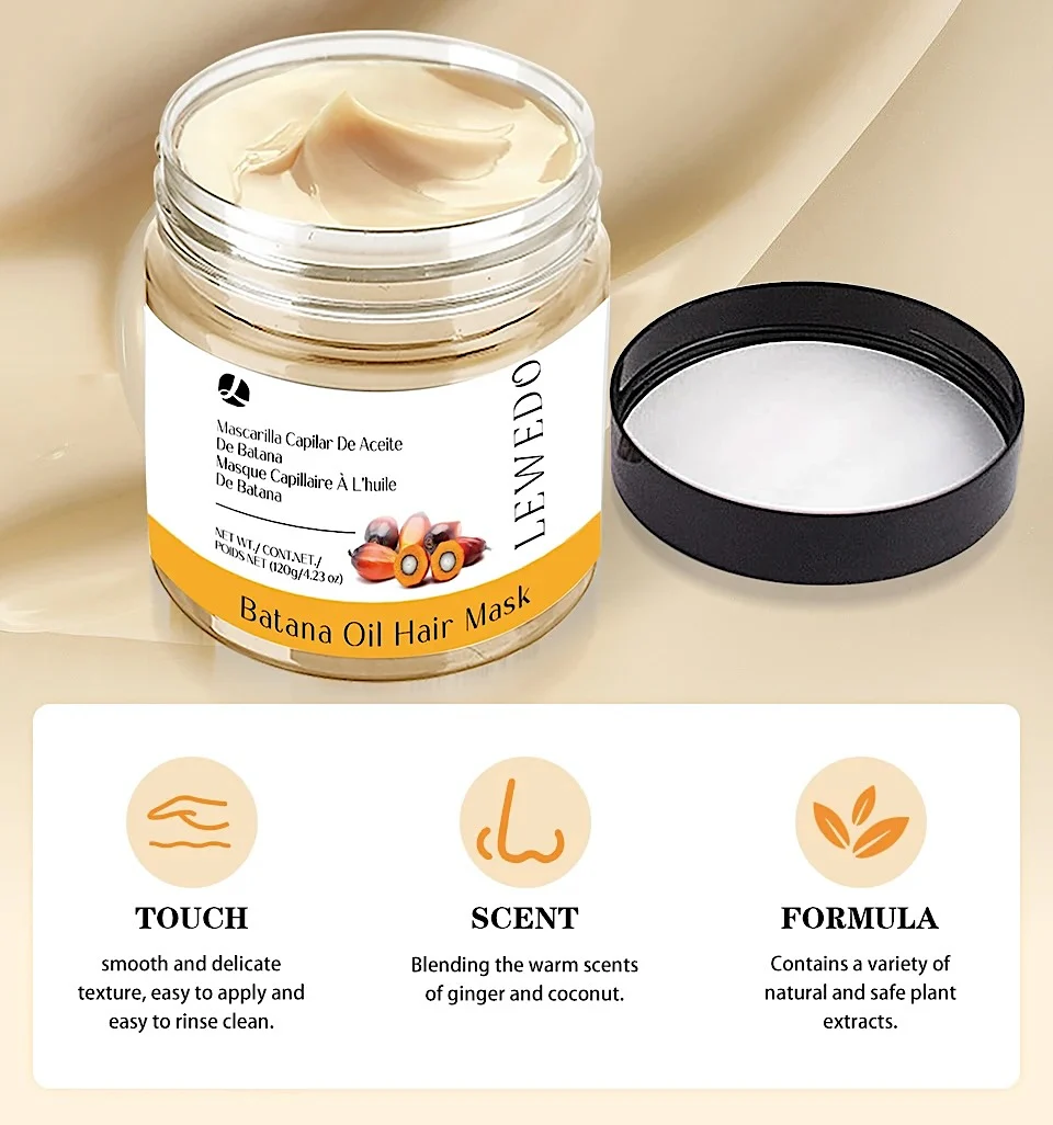 Lewedo Batana Oil Hair Butter Mask and Hair Oil + Batana Hair Spray (3pc) - Image 3
