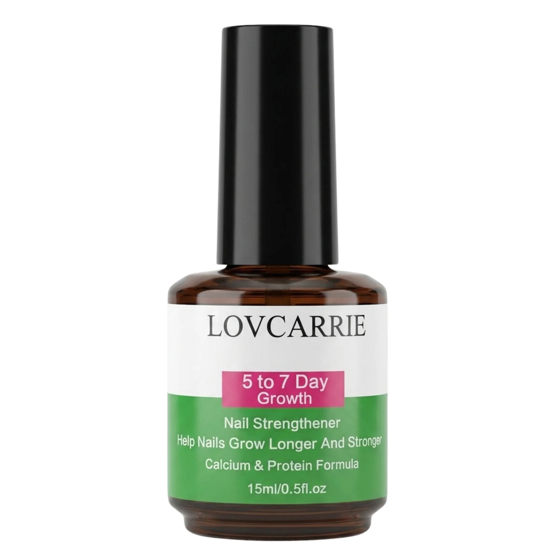 Lovcarrie 5 to 7 Days Nail Strengthener and Growth 15ml
