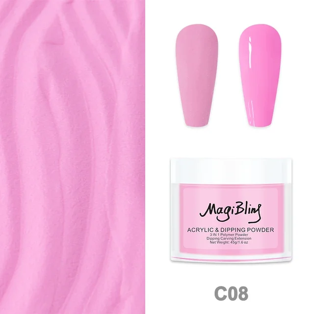 Magibling Acrylic & Dipping Powder Pink C08 15g