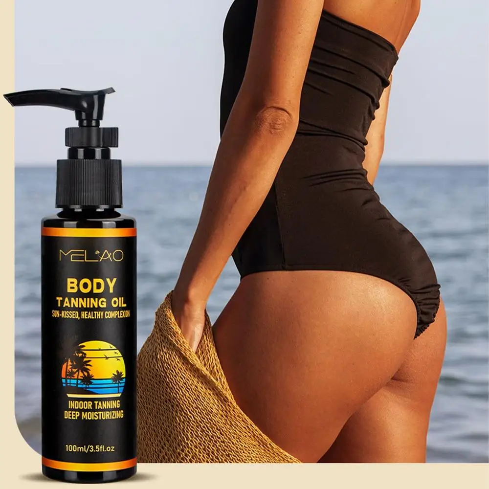 Melao Body Tanning Oil 100ml - Image 2