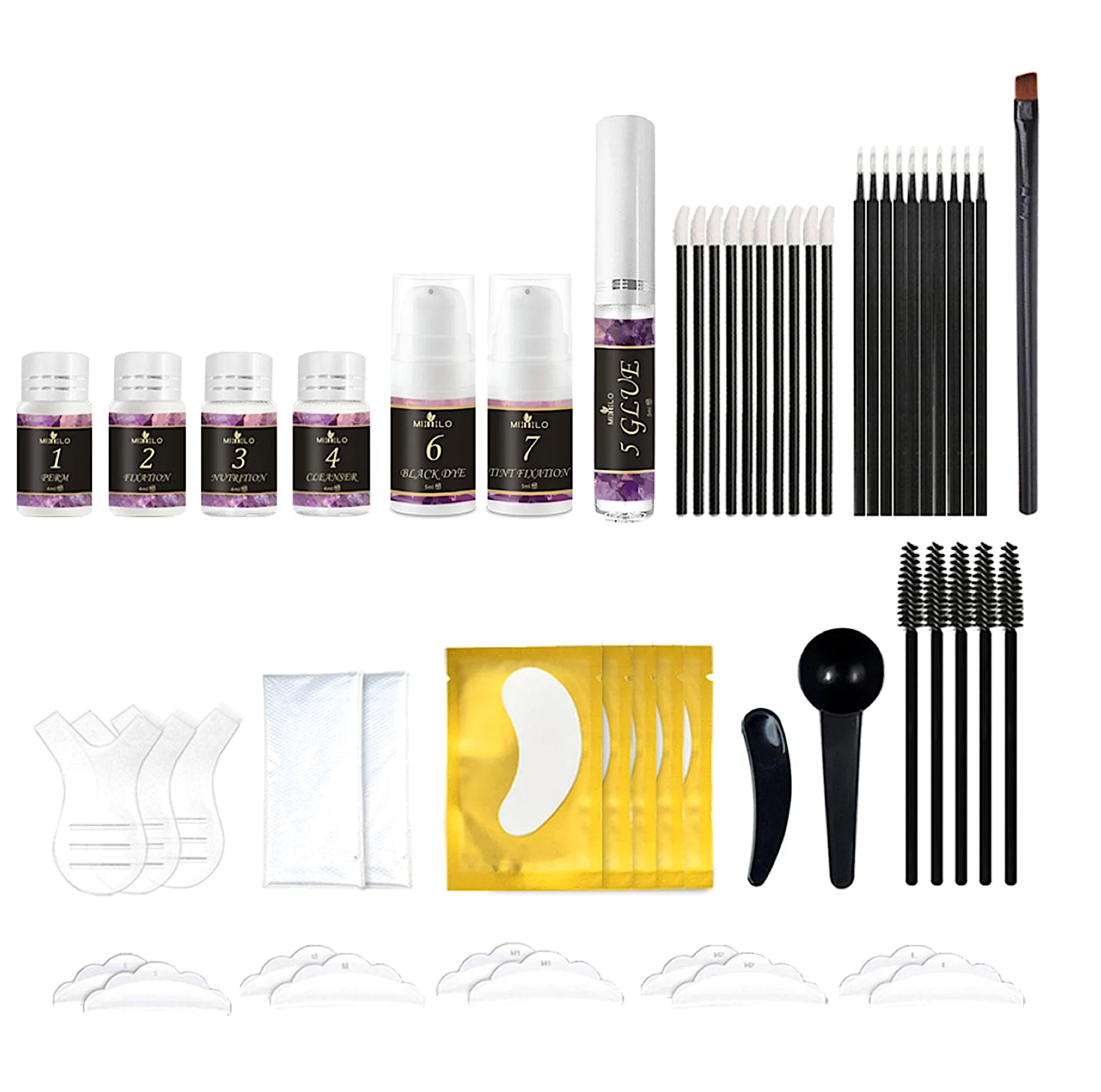 Miilo Eyelash and Brow Lift and Tint Kit - Image 4