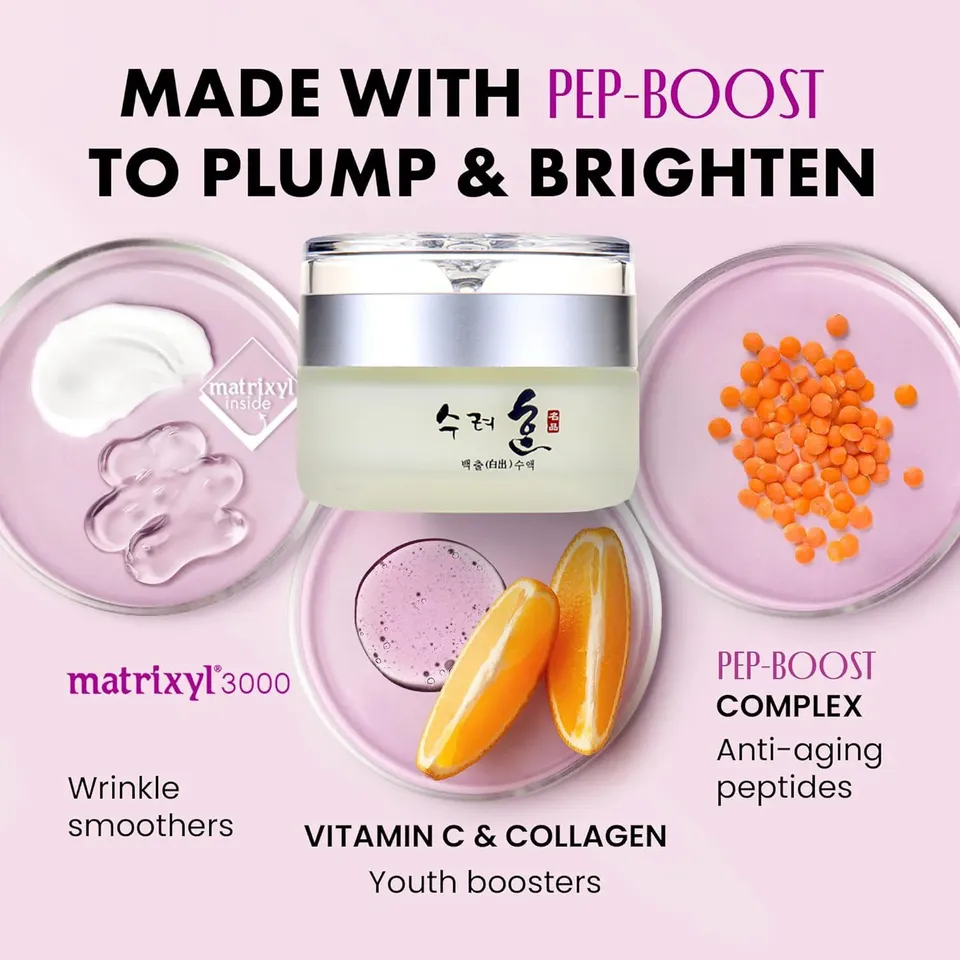Mingkou Collagen Anti Aging Face Cream Korean Beauty 50g - Image 4