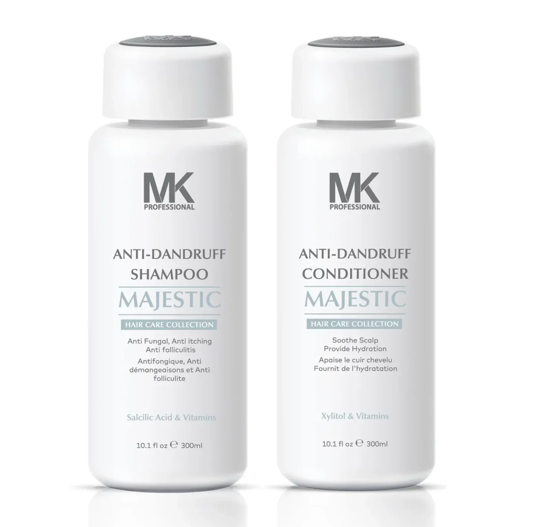 MK Professional Majestic Anti Dandruff Shampoo and Conditioner 300ml