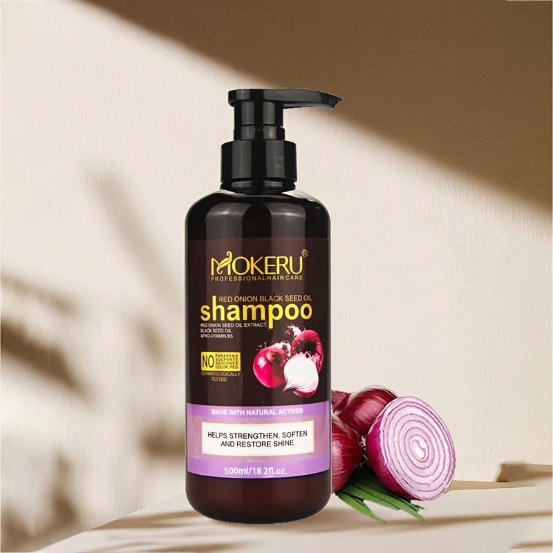 Mokeru Red Onion Black Seed Oil Shampoo 500ml - Image 2