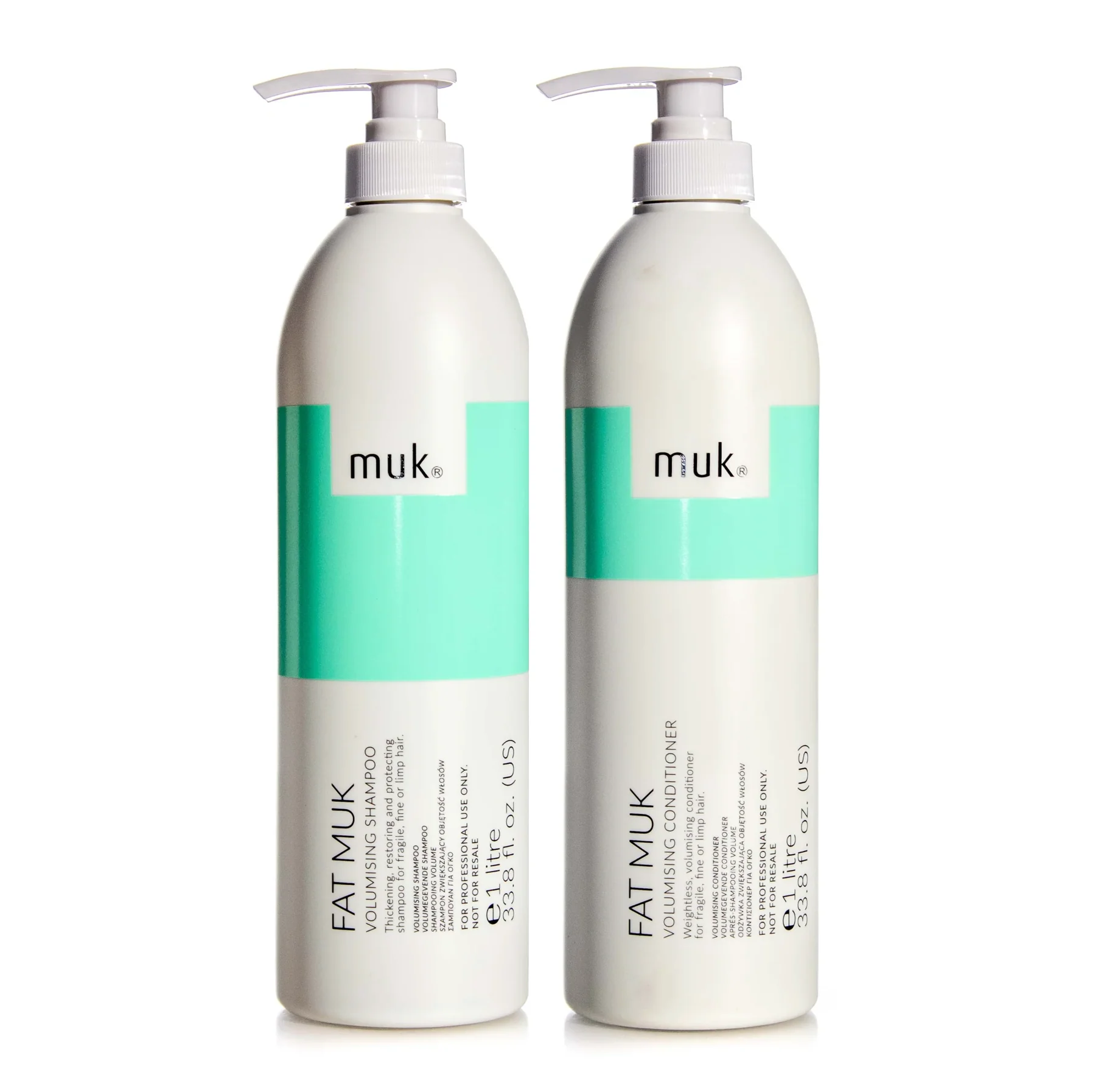 Muk Fat Muk Volumising Shampoo and Conditioner 1000ml