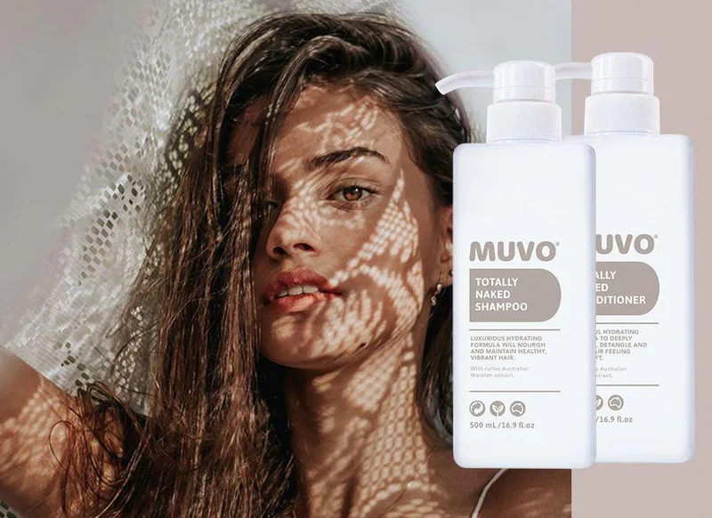 Muvo Totally Naked Shampoo and Conditioner 500ml - Image 2