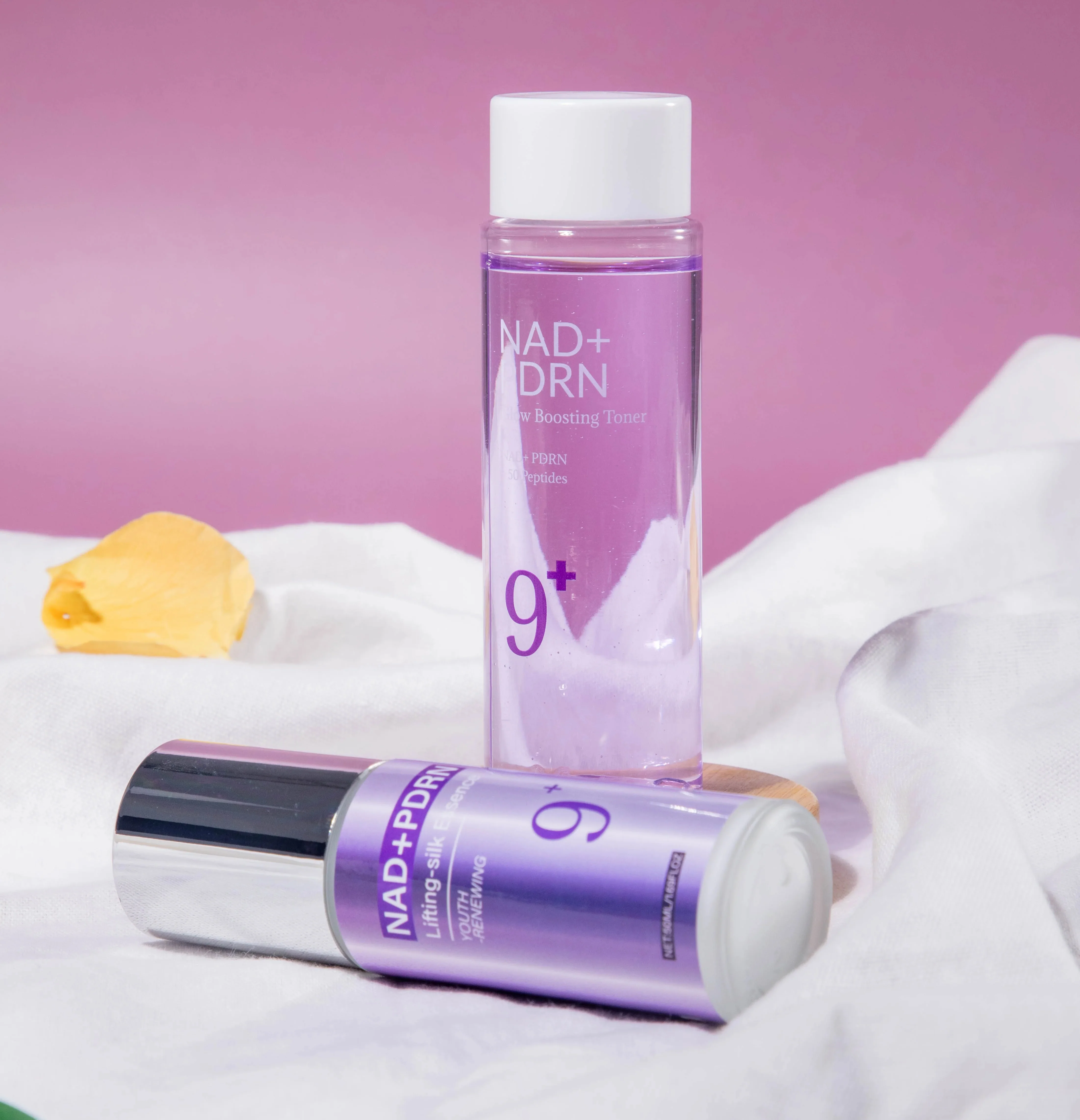 NAD + Salmon PDRN Glow Booster Toner 9+ Peptides Korean Beauty 120ml - Image 4